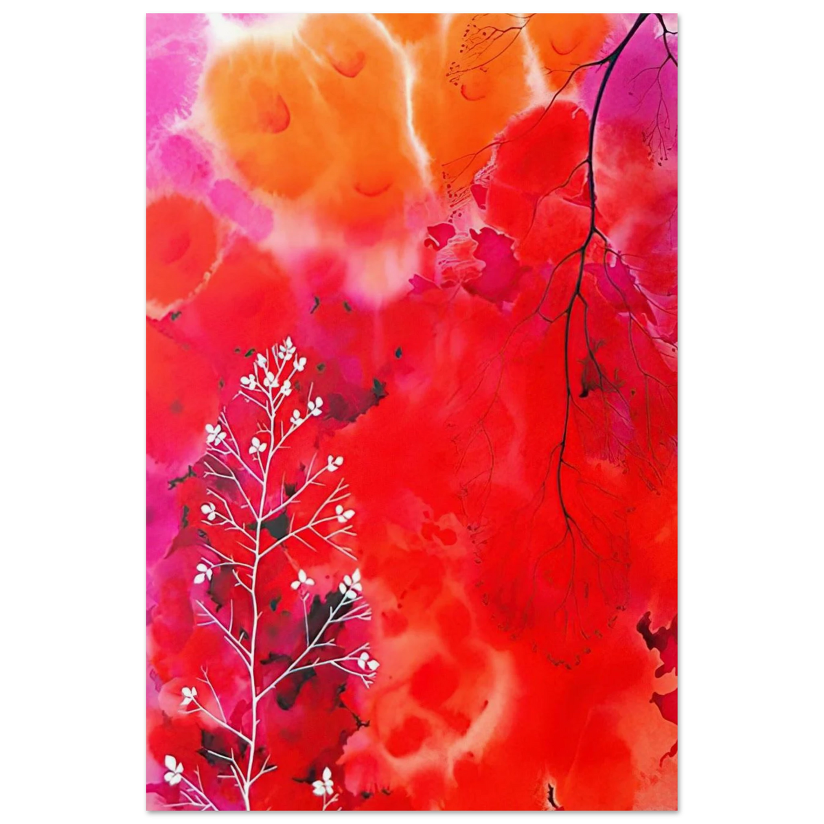 Flower Fantasy Poster | Eyvind Earle Poster | Eyvind Earle Prints