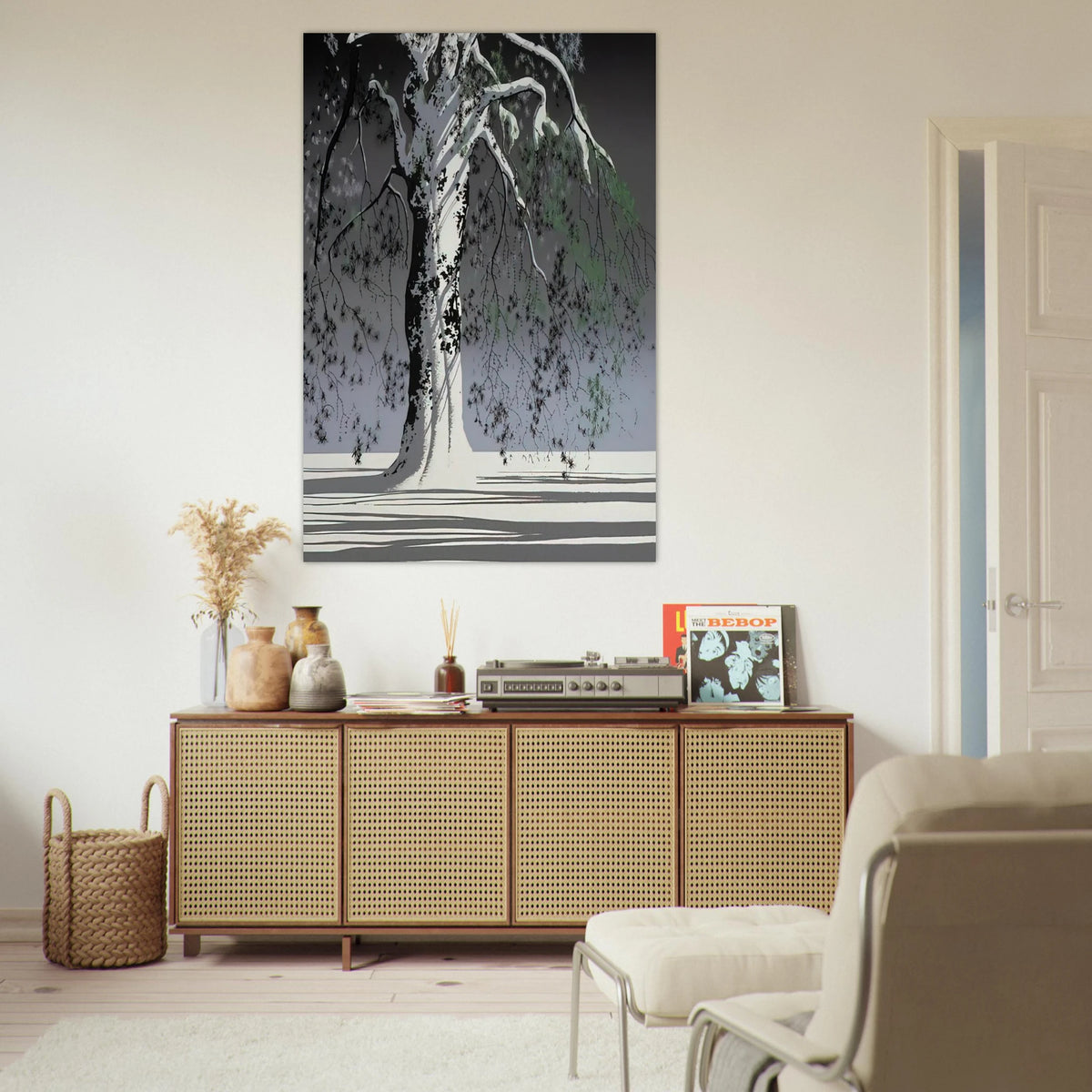 Fir Tree In Snow Poster | Eyvind Earle Poster | Eyvind Earle Prints
