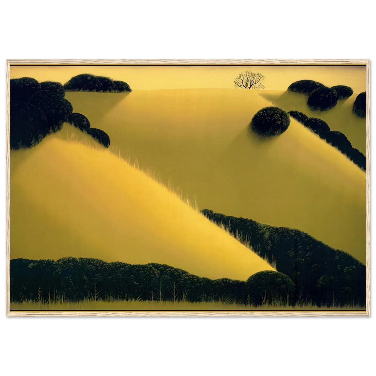 Golden Hills Framed Poster | Eyvind Earle Framed Prints Wall Art | Eyvind Earle Prints
