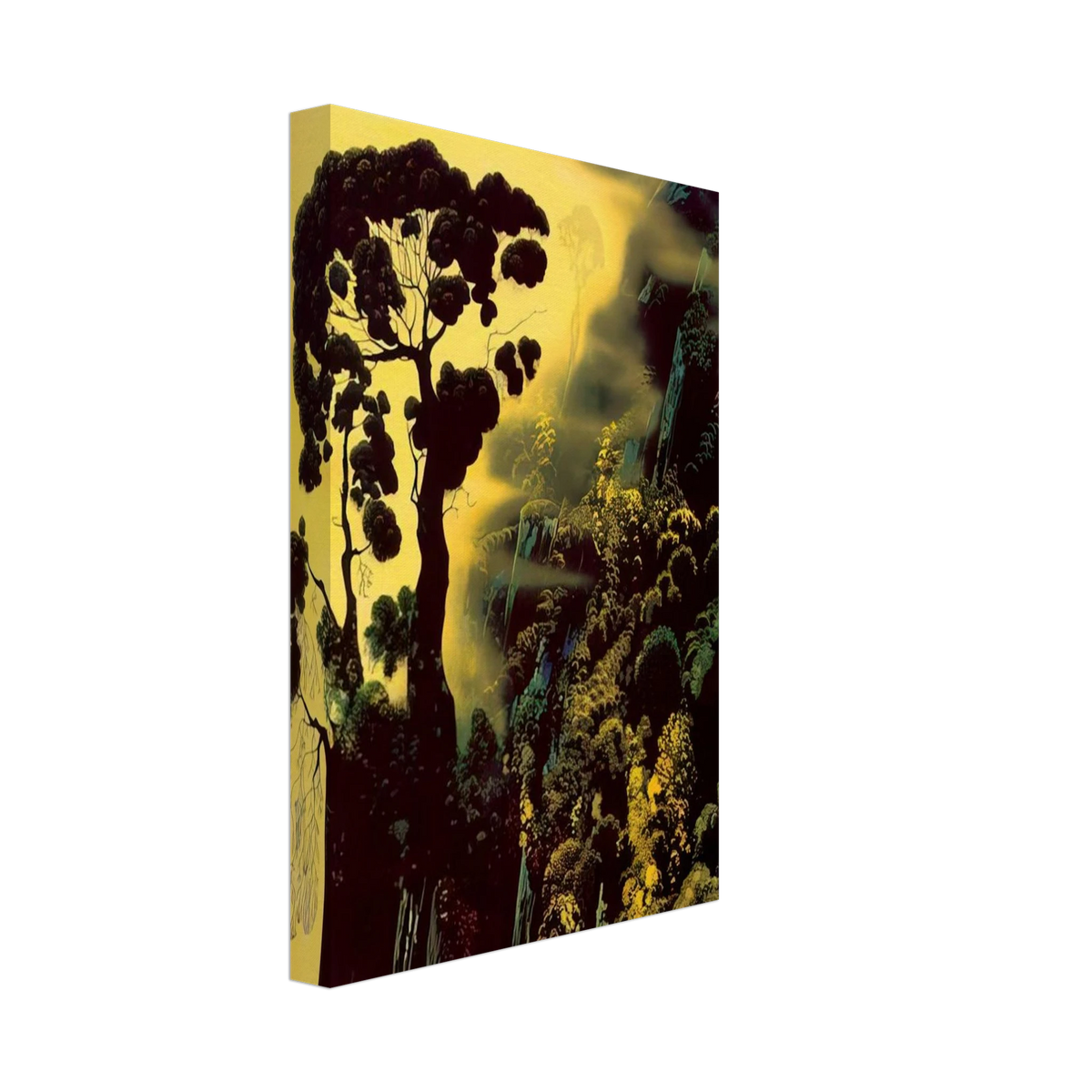 Sunset Silhouette Canvas | Eyvind Earle Canvas | Eyvind Earle Prints