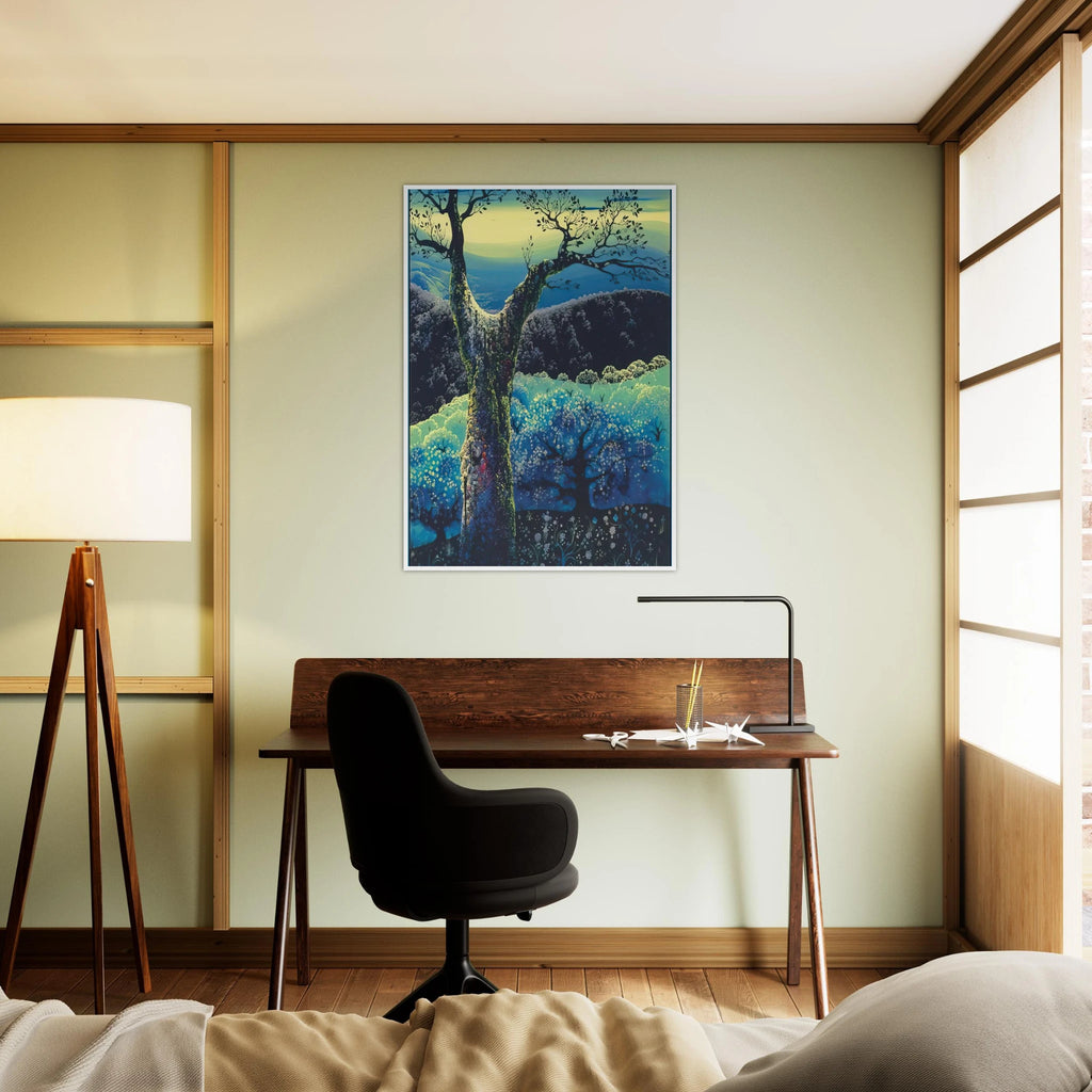 Orchard in Bloom Framed Poster | Eyvind Earle Framed Prints Wall Art | Eyvind Earle Prints