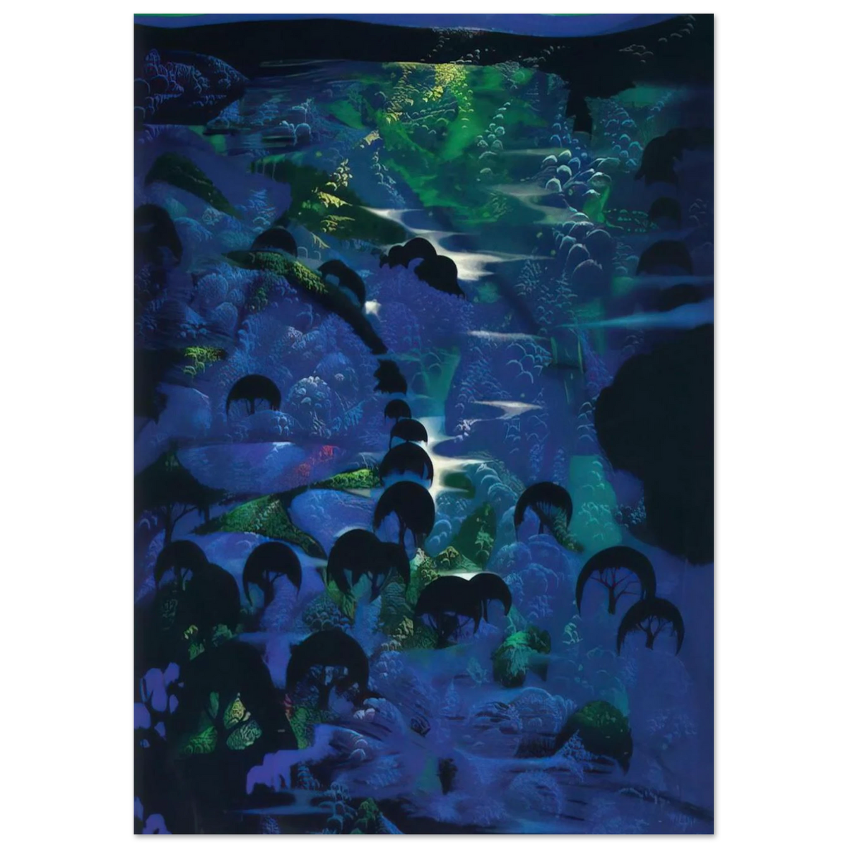 Beneath an Emerald Sky Poster | Eyvind Earle Poster | Eyvind Earle Prints