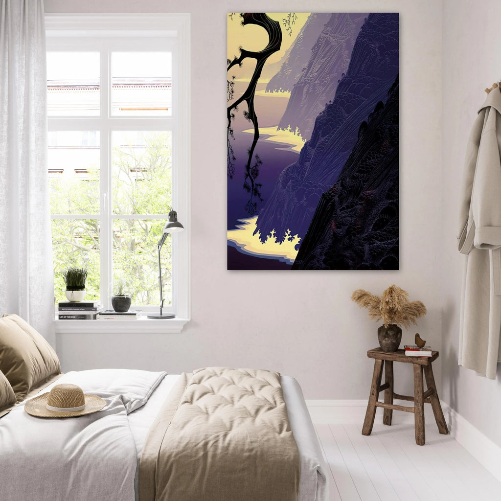 Purple Mist Poster | Eyvind Earle Poster | Eyvind Earle Prints