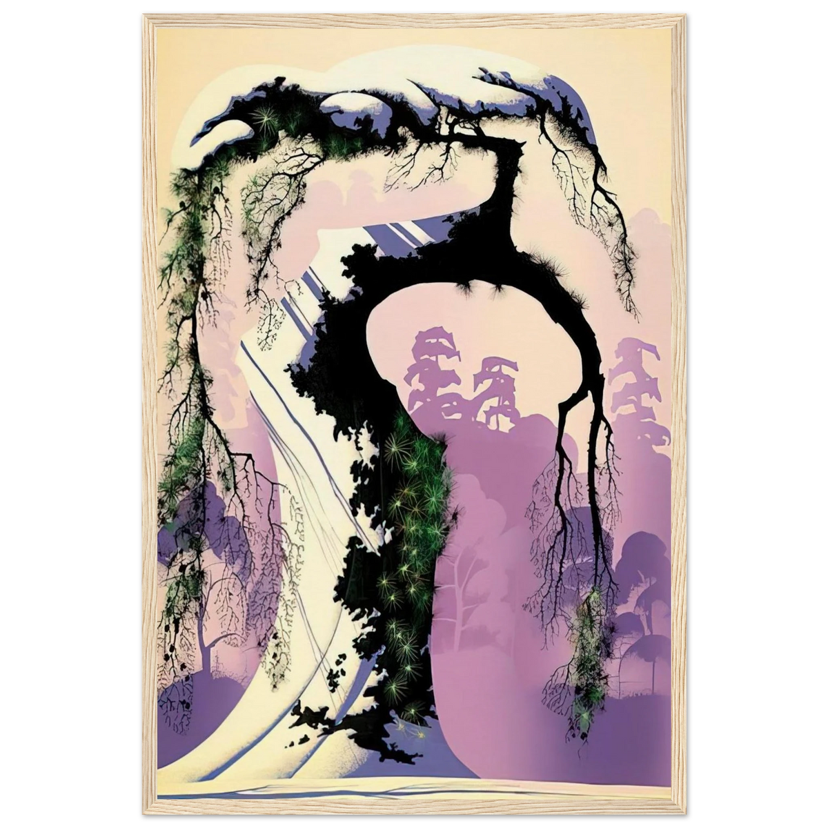 Norway Pine Framed Poster | Eyvind Earle Framed Prints Wall Art | Eyvind Earle Prints