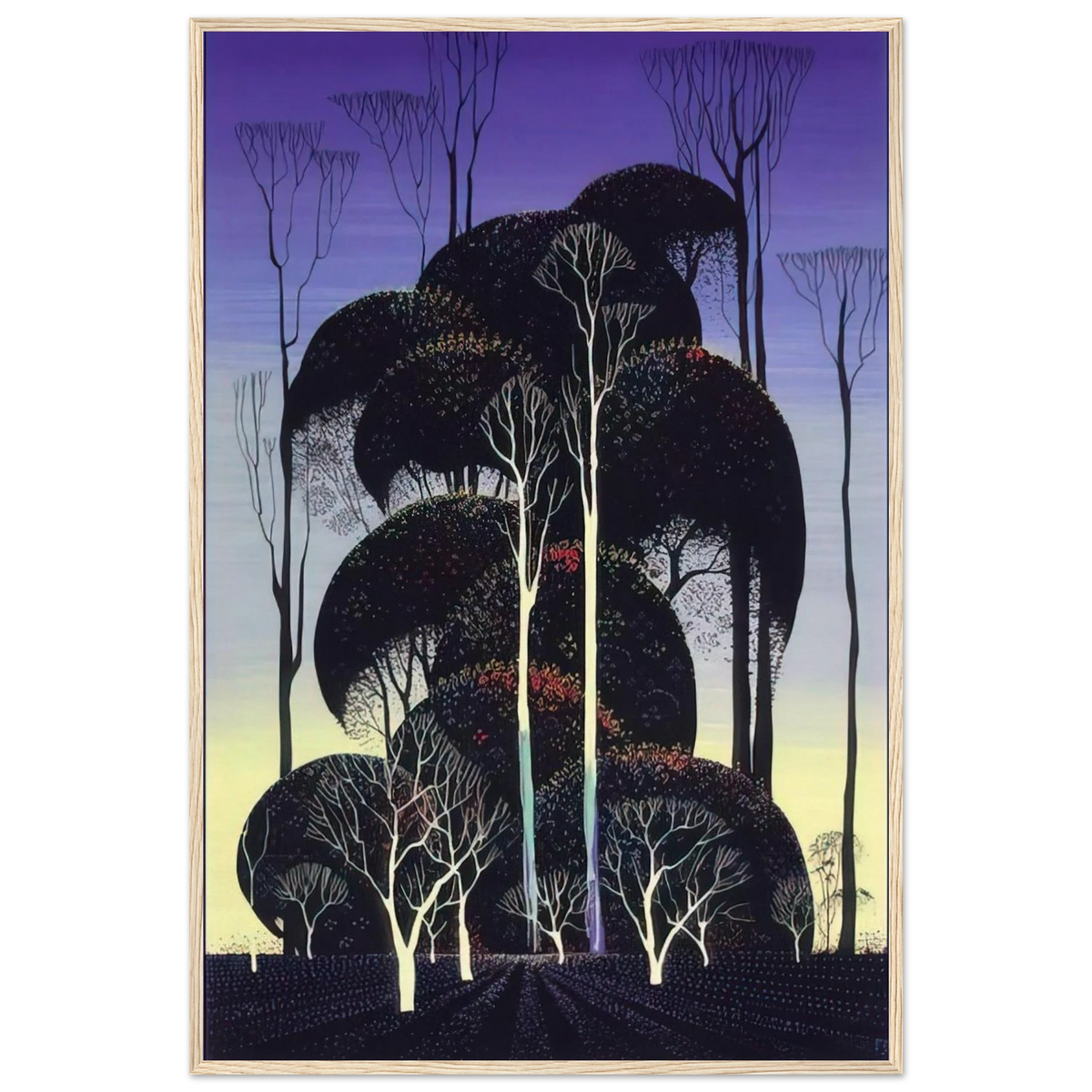 Forest Arabesque Framed Poster | Eyvind Earle Framed Prints Wall Art | Eyvind Earle Prints