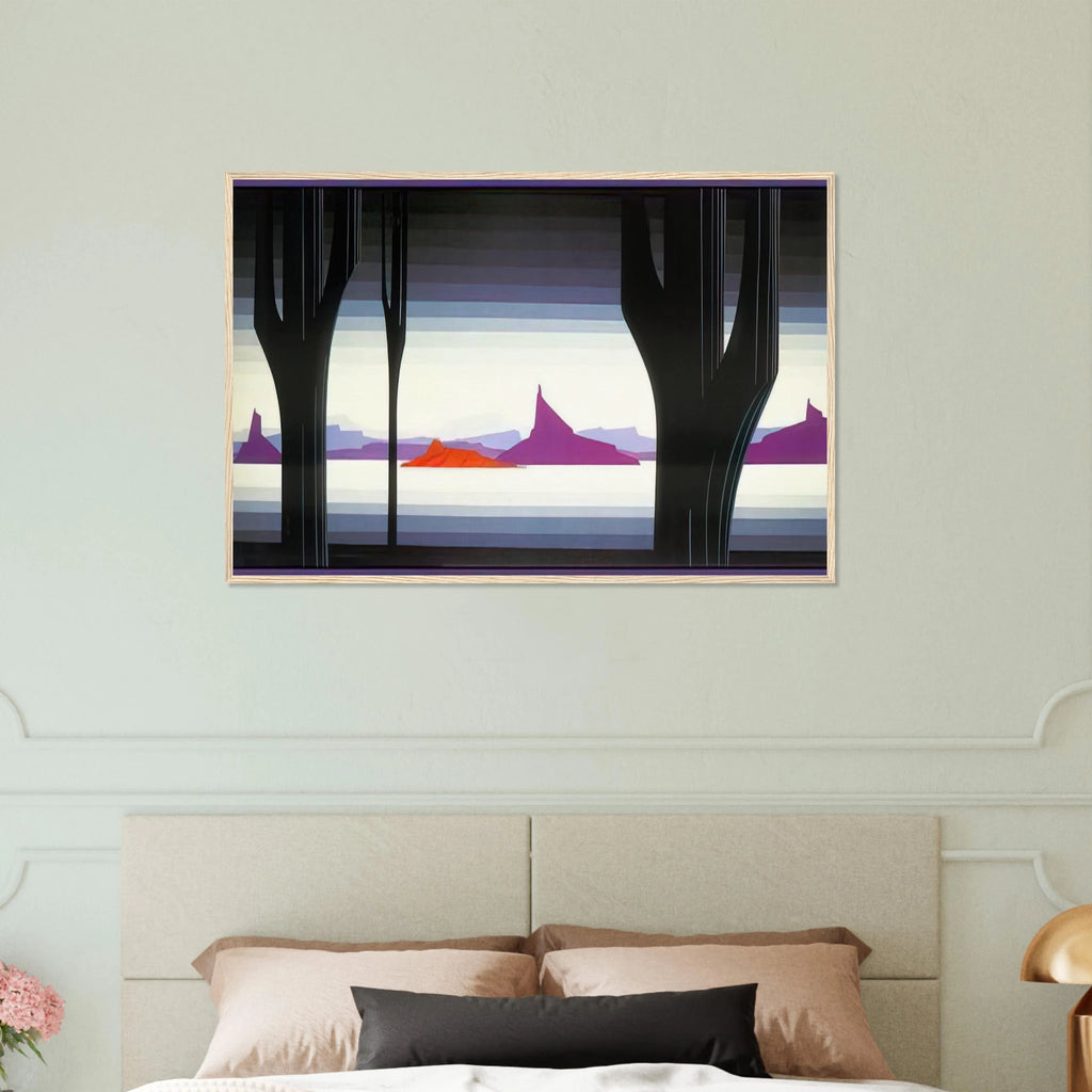 Saguaro Framed Poster | Eyvind Earle Framed Prints Wall Art | Eyvind Earle Prints