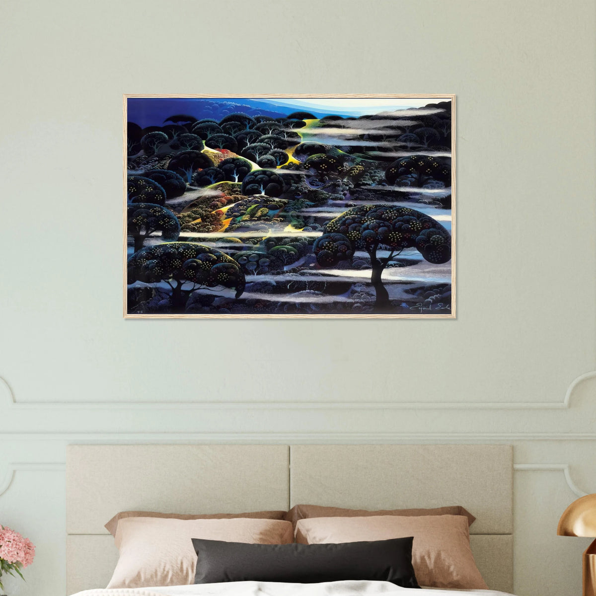 Garden of Eden Framed Poster | Eyvind Earle Framed Prints Wall Art | Eyvind Earle Prints