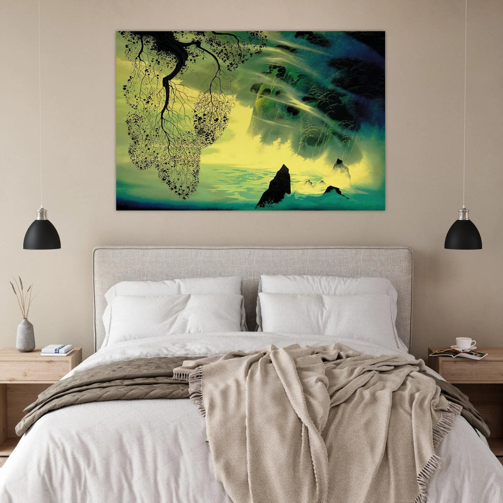 A Swirl of Fog Poster | Eyvind Earle Poster | Eyvind Earle Prints