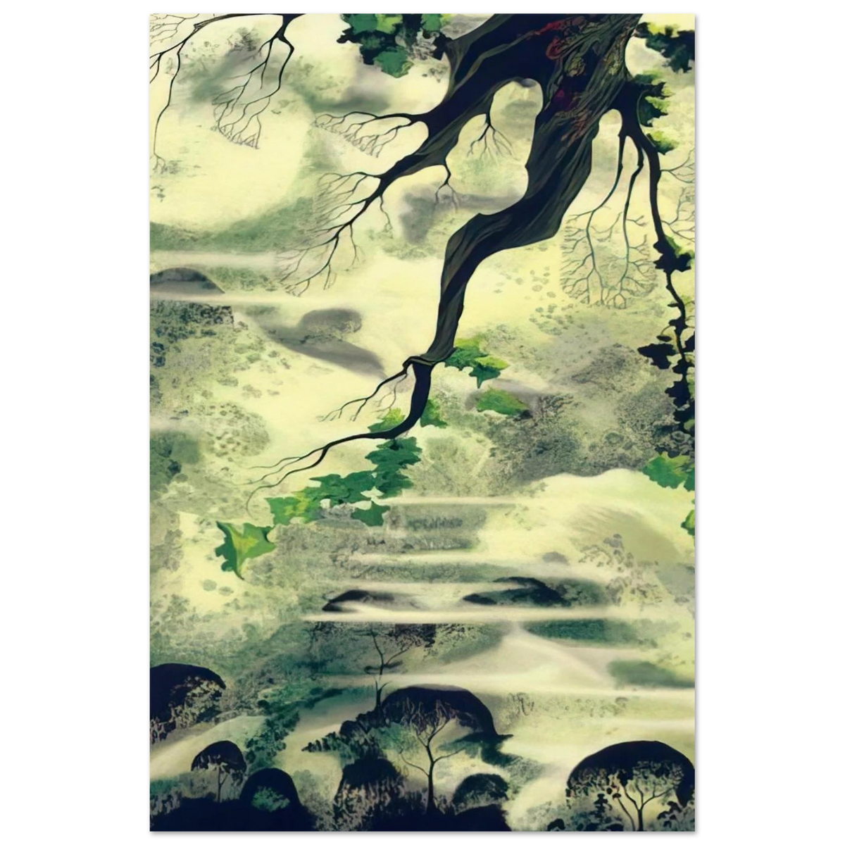 Fog Bound Poster | Eyvind Earle Poster | Eyvind Earle Prints