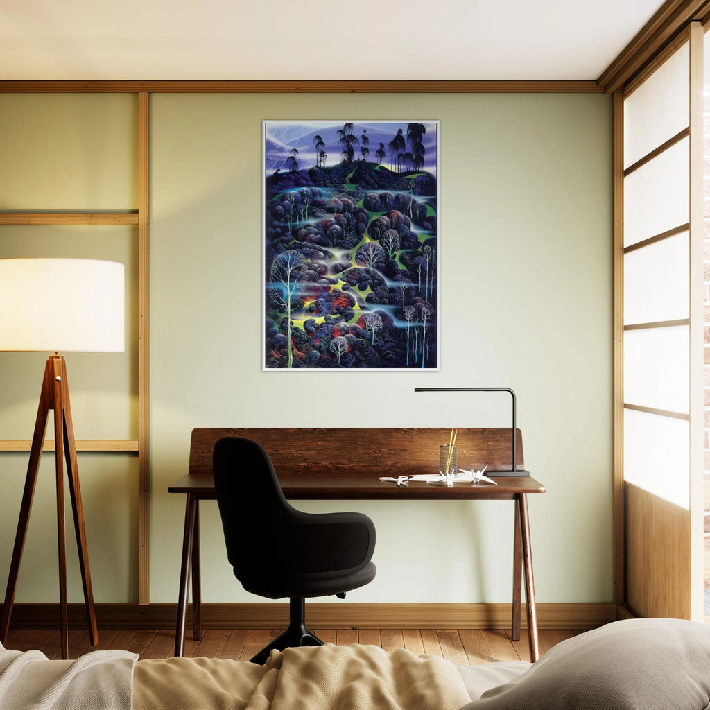 Solemn Solitude Framed Poster | Eyvind Earle Framed Prints Wall Art | Eyvind Earle Prints