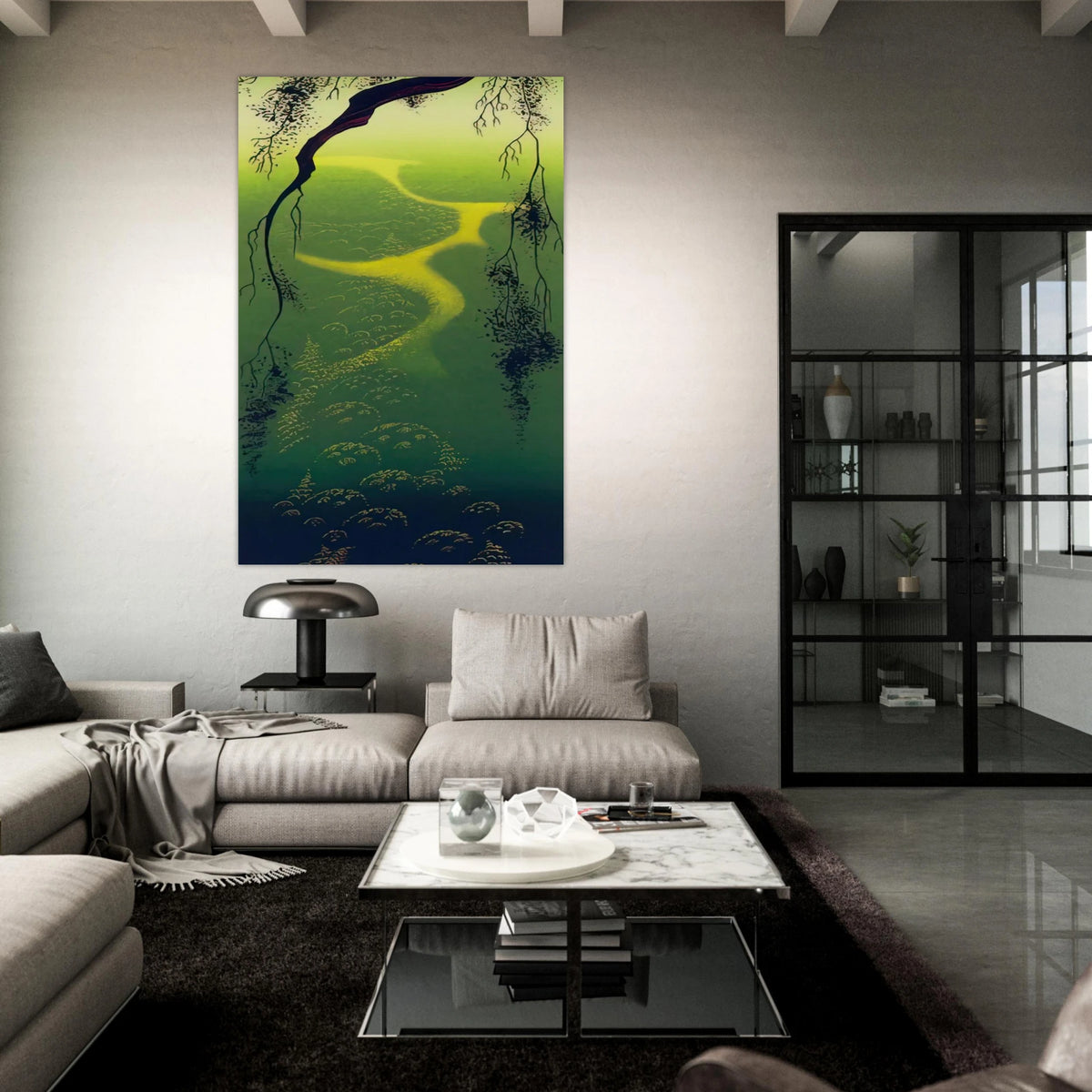 Green Mist Poster | Eyvind Earle Poster | Eyvind Earle Prints