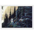 Black Spruce Framed Poster | Eyvind Earle Framed Prints Wall Art | Eyvind Earle Prints