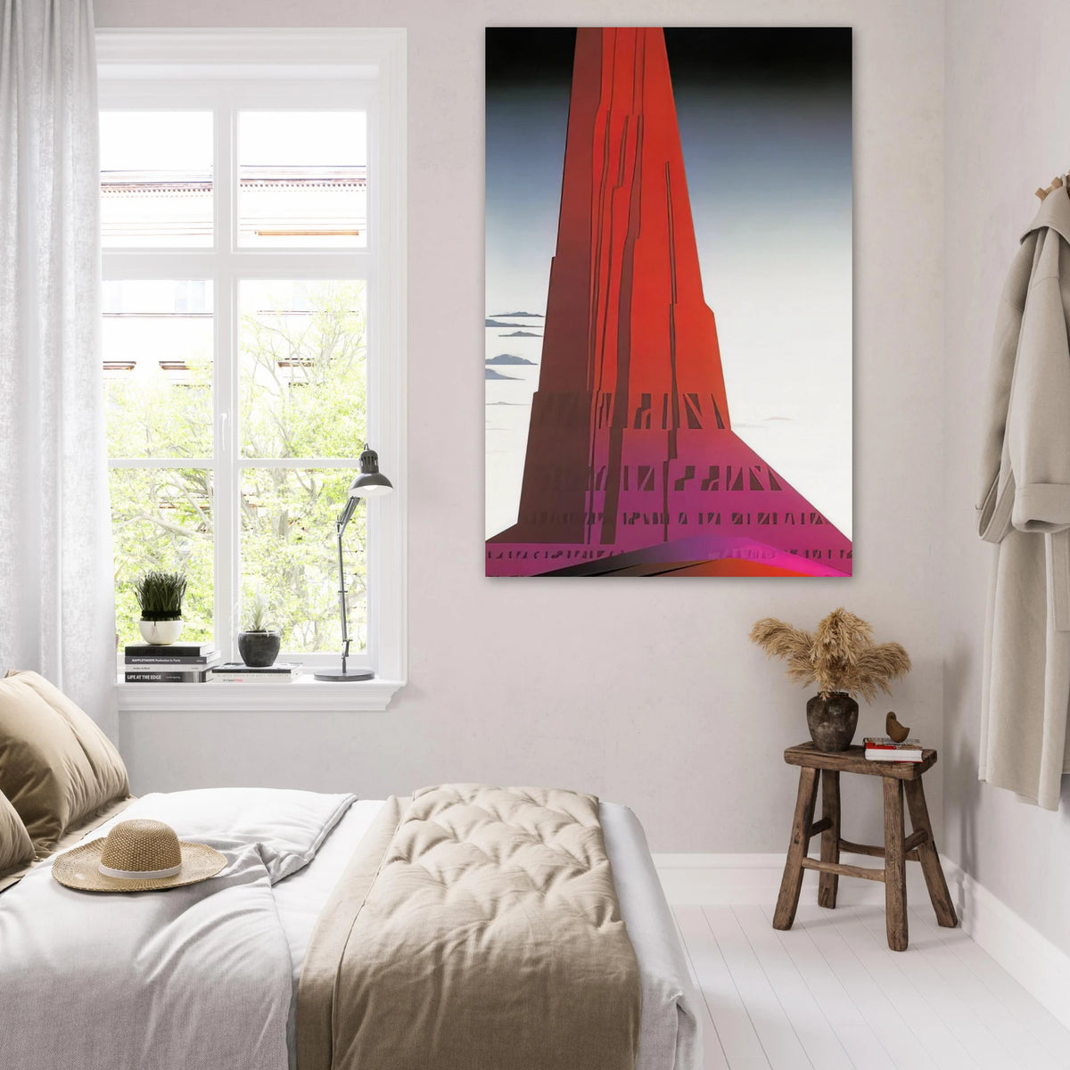 Desert Skyscraper Poster | Eyvind Earle Poster | Eyvind Earle Prints