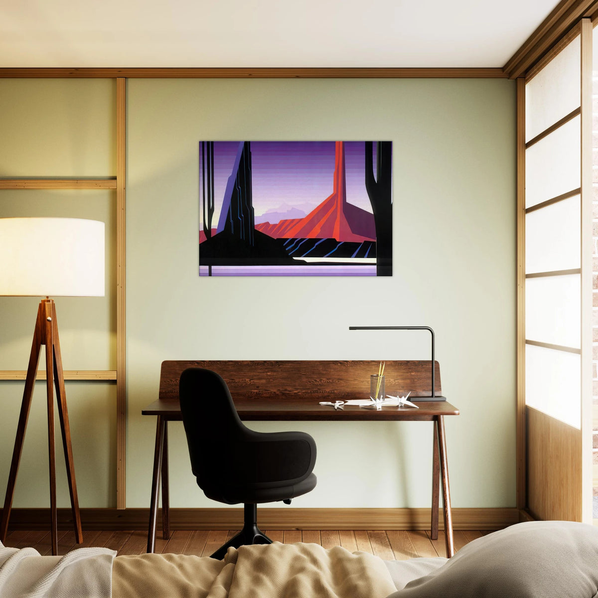 Beneath A Silent Sky Canvas | Eyvind Earle Canvas | Eyvind Earle Prints