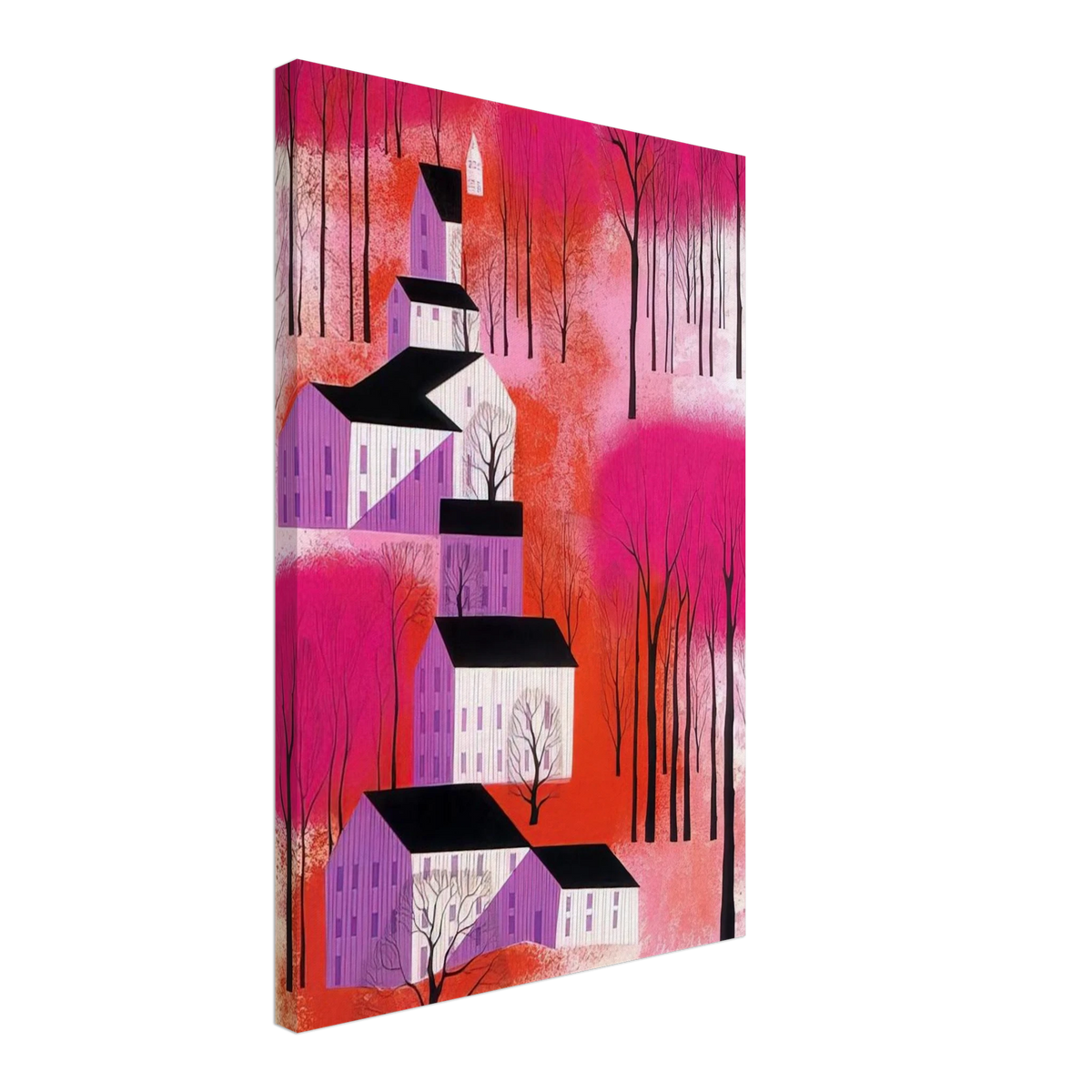 Autumn Sunset Canvas | Eyvind Earle Canvas | Eyvind Earle Prints