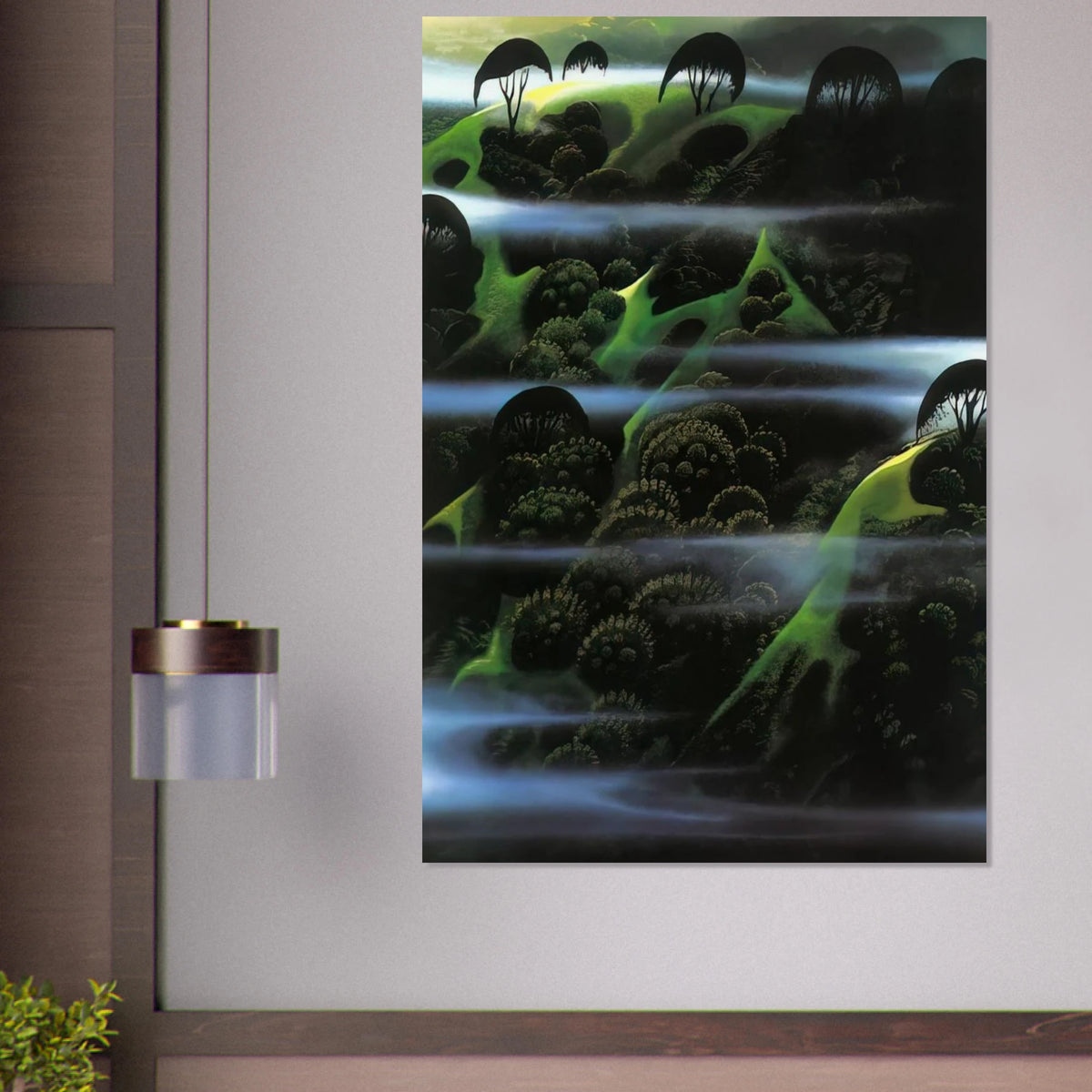 Early Morning Fog Poster | Eyvind Earle Poster | Eyvind Earle Prints