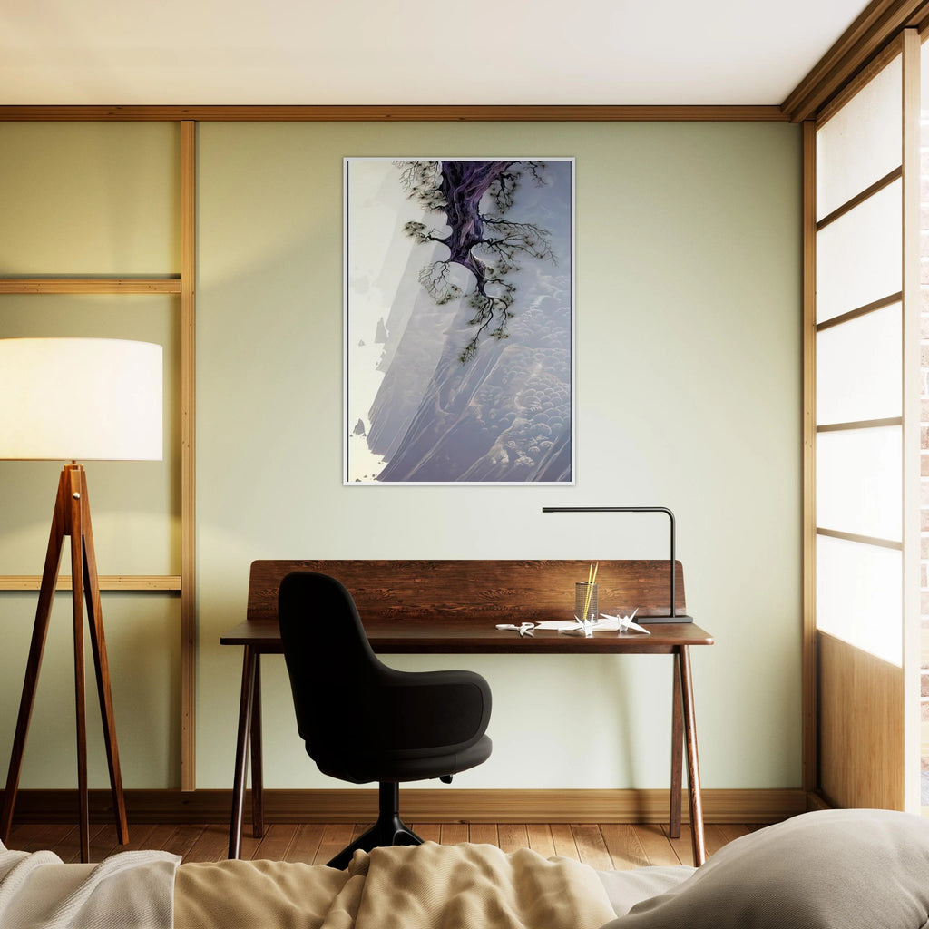 Mountain Rise Framed Poster | Eyvind Earle Framed Prints Wall Art | Eyvind Earle Prints