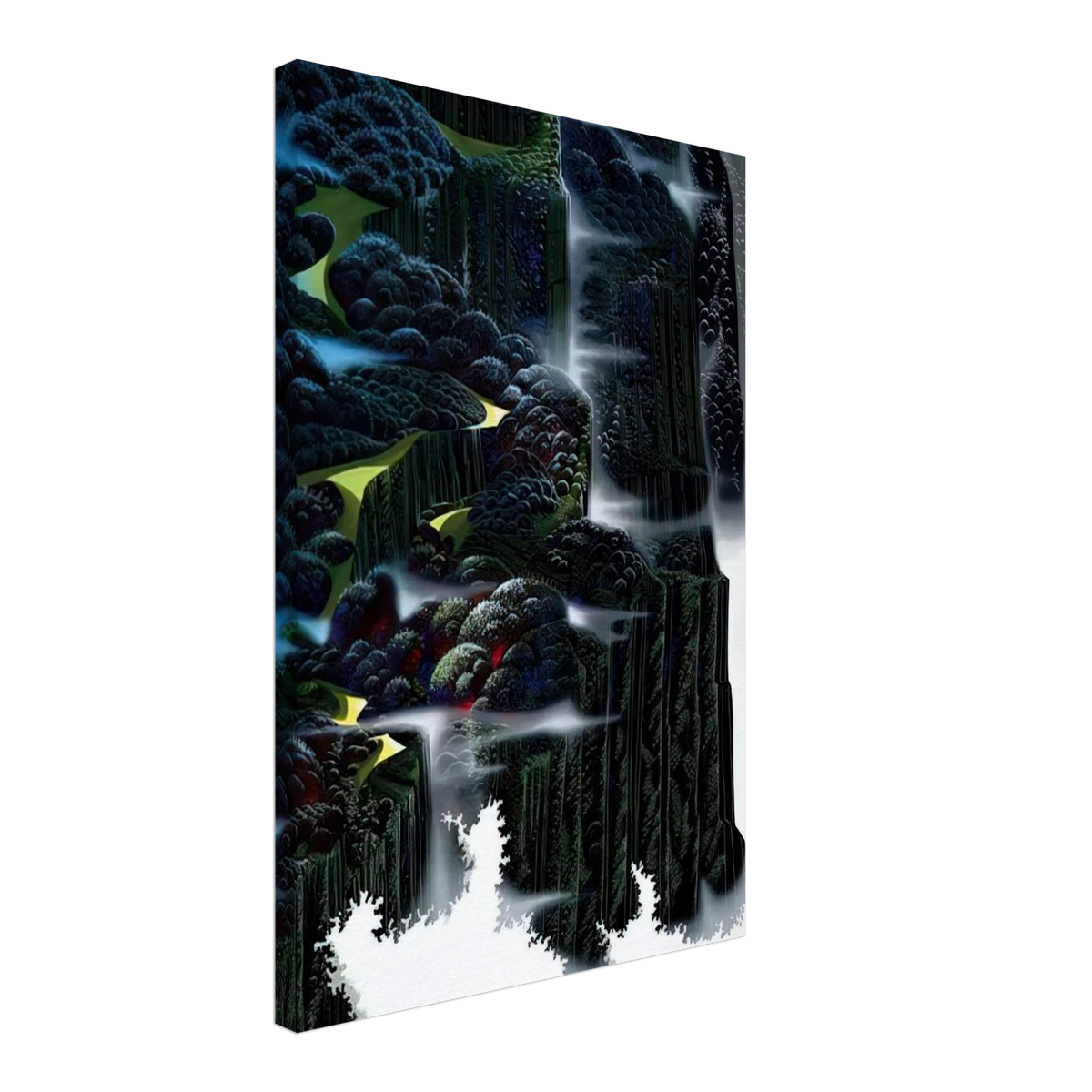 Sea Cliffs Rising Canvas | Eyvind Earle Canvas | Eyvind Earle Prints
