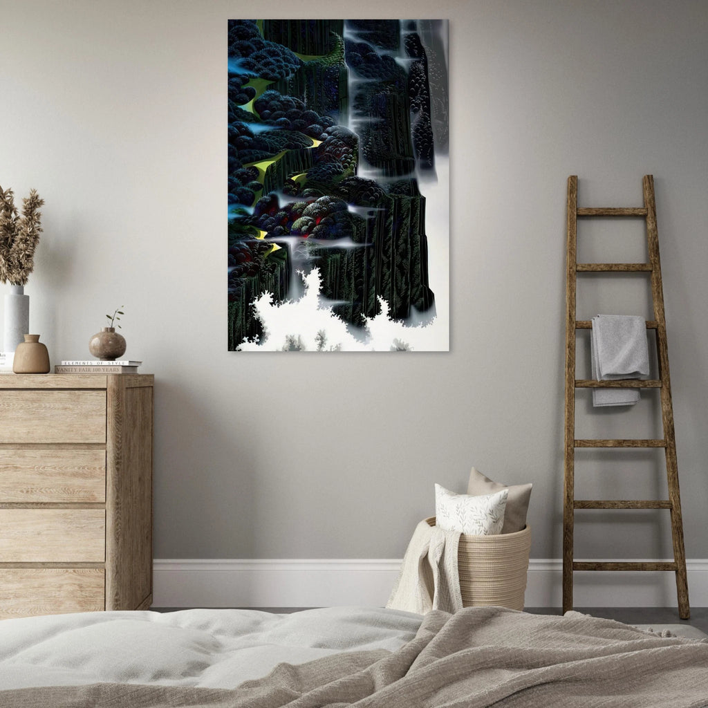 Sea Cliffs Rising Poster | Eyvind Earle Poster | Eyvind Earle Prints