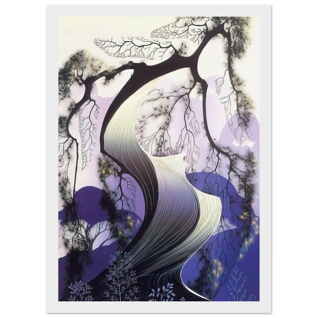 Bonsai Framed Poster | Eyvind Earle Framed Prints Wall Art | Eyvind Earle Prints