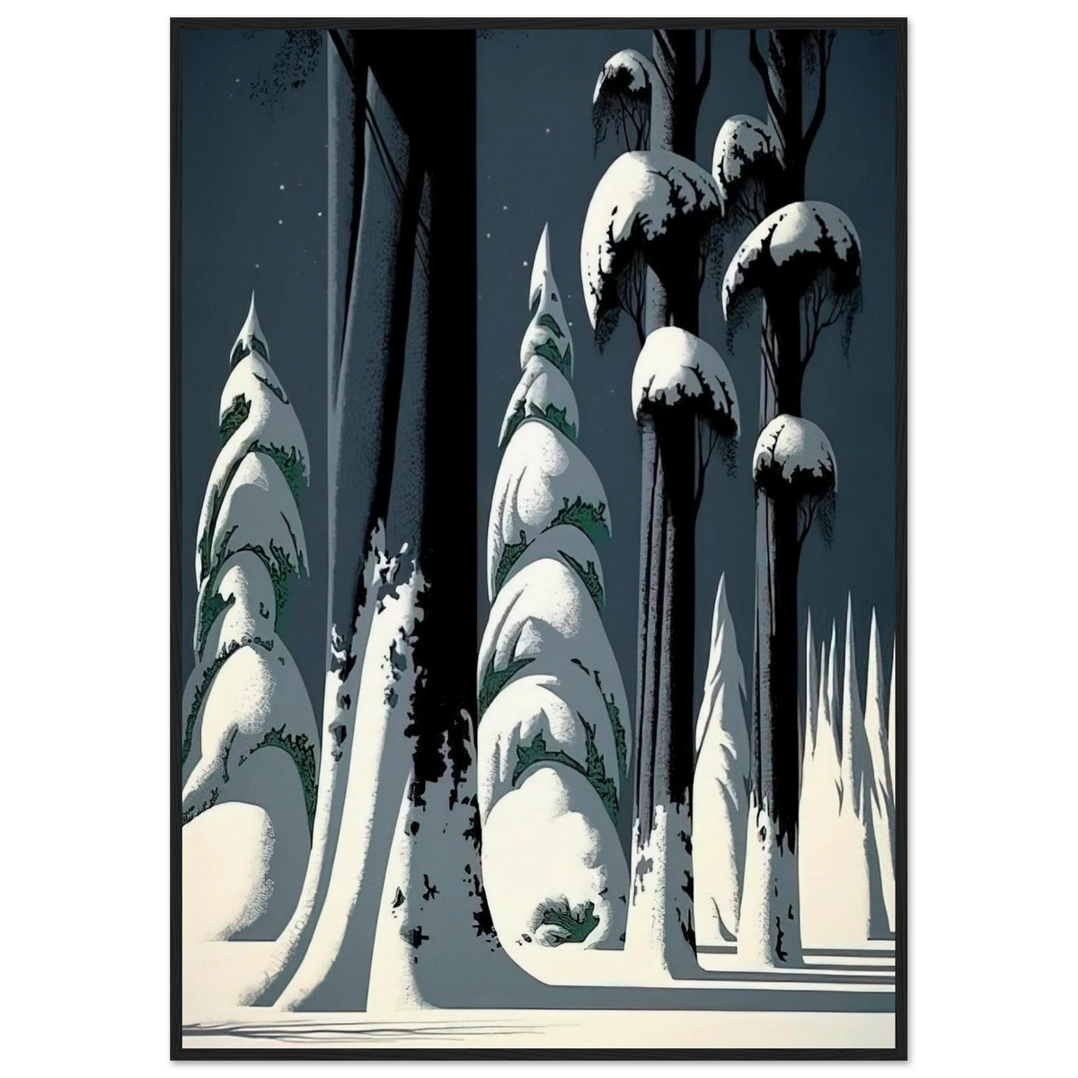 Yosemite Framed Poster | Eyvind Earle Framed Prints Wall Art | Eyvind Earle Prints
