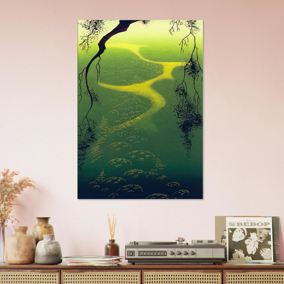 Green Mist Canvas | Eyvind Earle Canvas | Eyvind Earle Prints