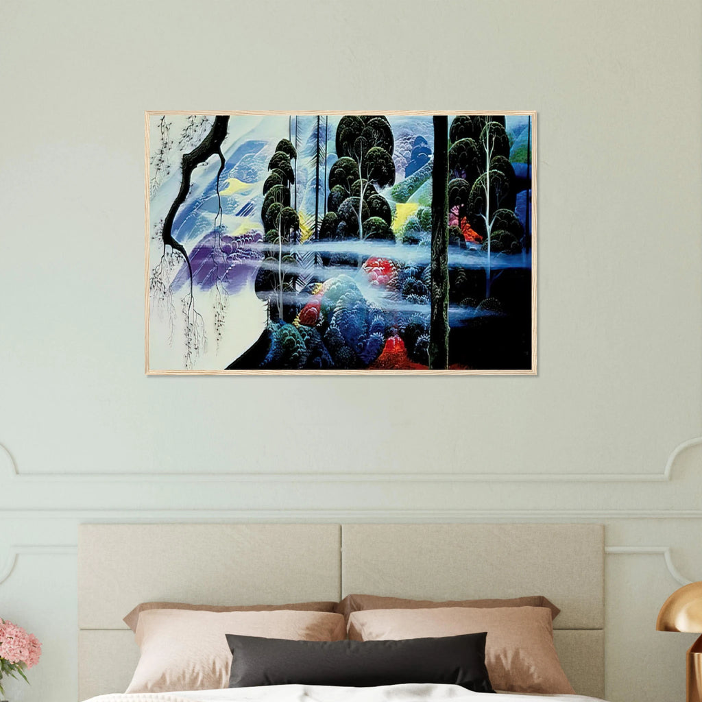 Along the Coast Framed Poster | Eyvind Earle Framed Prints Wall Art | Eyvind Earle Prints