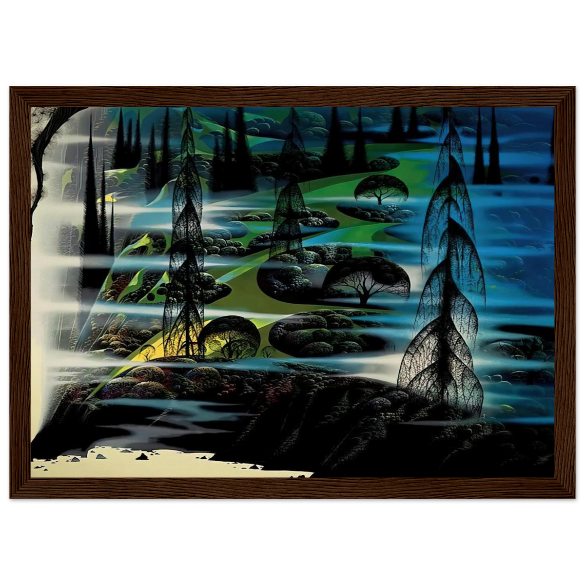 Beauty Beyond Believing Framed Poster | Eyvind Earle Framed Prints Wall Art | Eyvind Earle Prints