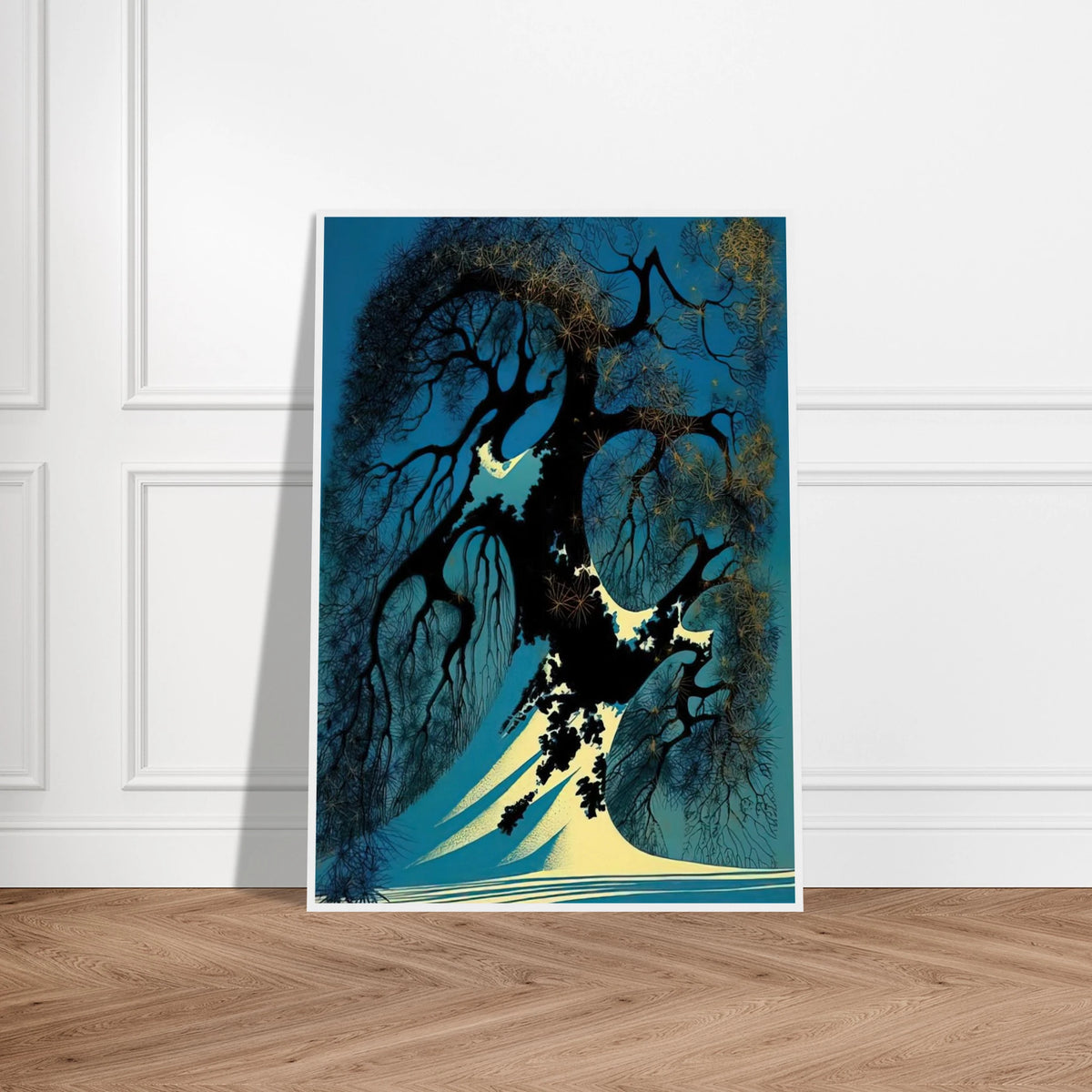 Winter Bonsai Framed Poster | Eyvind Earle Framed Prints Wall Art | Eyvind Earle Prints