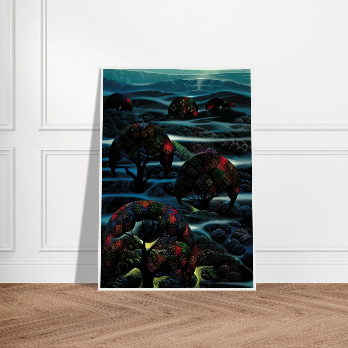Garden of Dreams Framed Poster | Eyvind Earle Framed Prints Wall Art | Eyvind Earle Prints