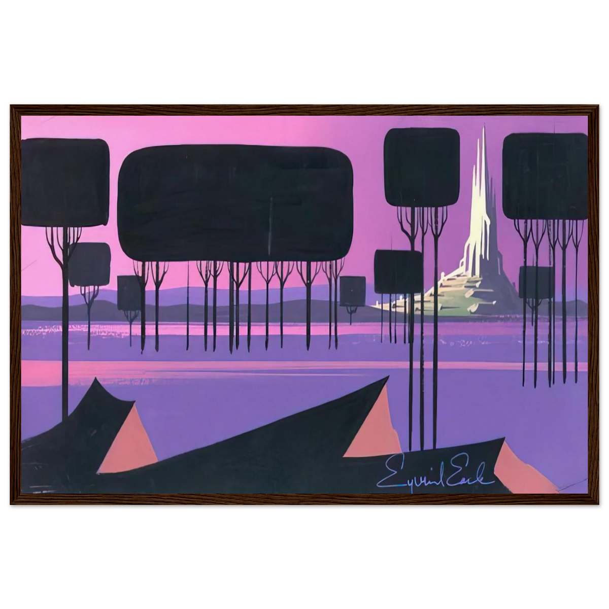 Sleeping Beauty Framed Poster | Eyvind Earle Framed Prints Wall Art | Eyvind Earle Prints