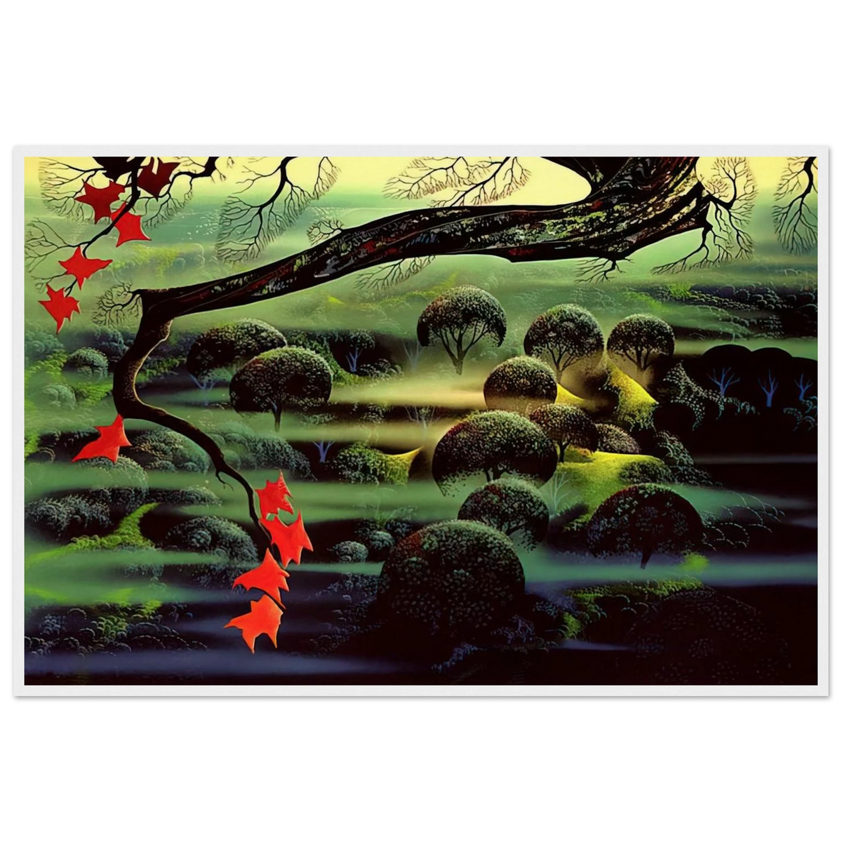 Valley of Mystery Framed Poster | Eyvind Earle Framed Prints Wall Art | Eyvind Earle Prints