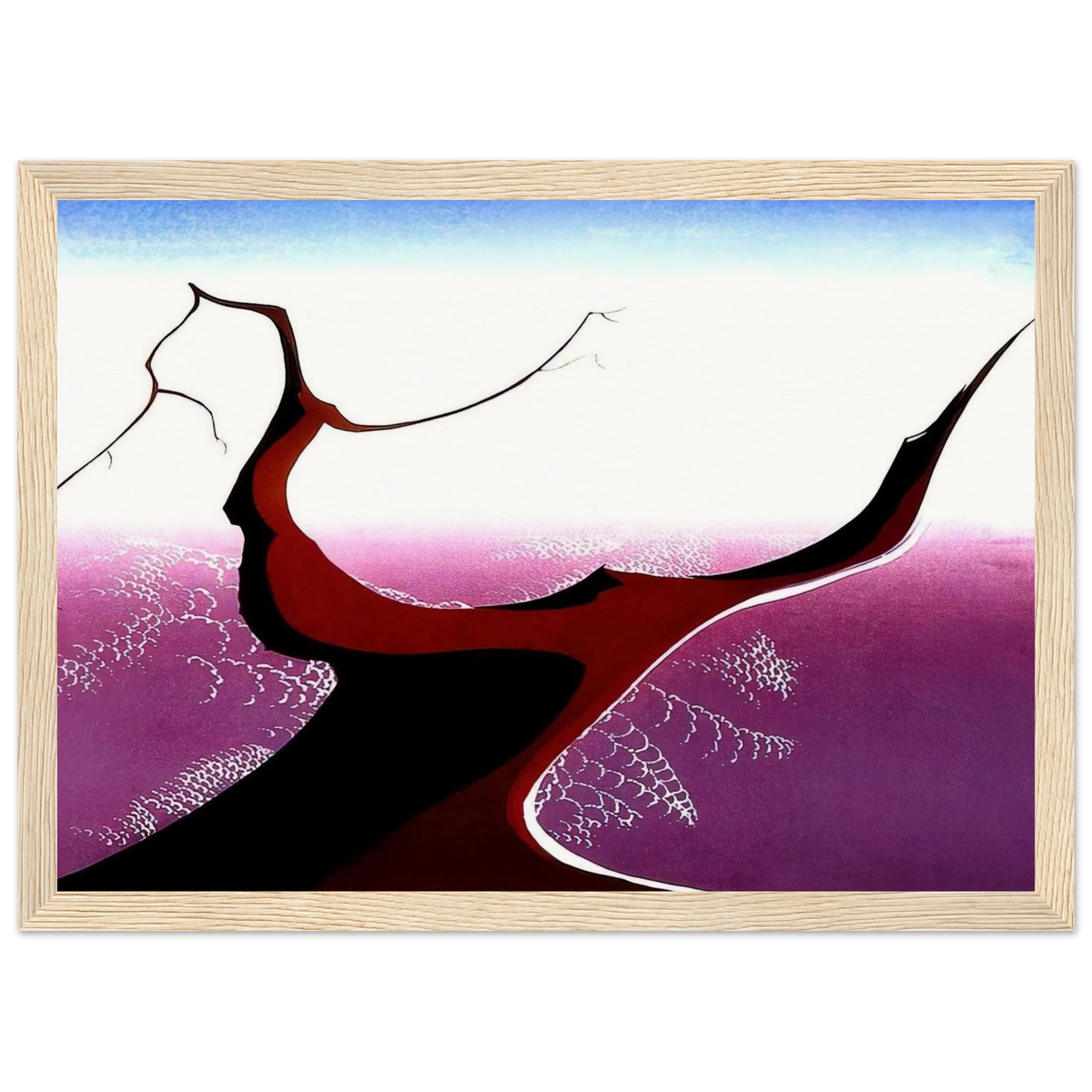 Desert Tree Framed Poster | Eyvind Earle Framed Prints Wall Art | Eyvind Earle Prints