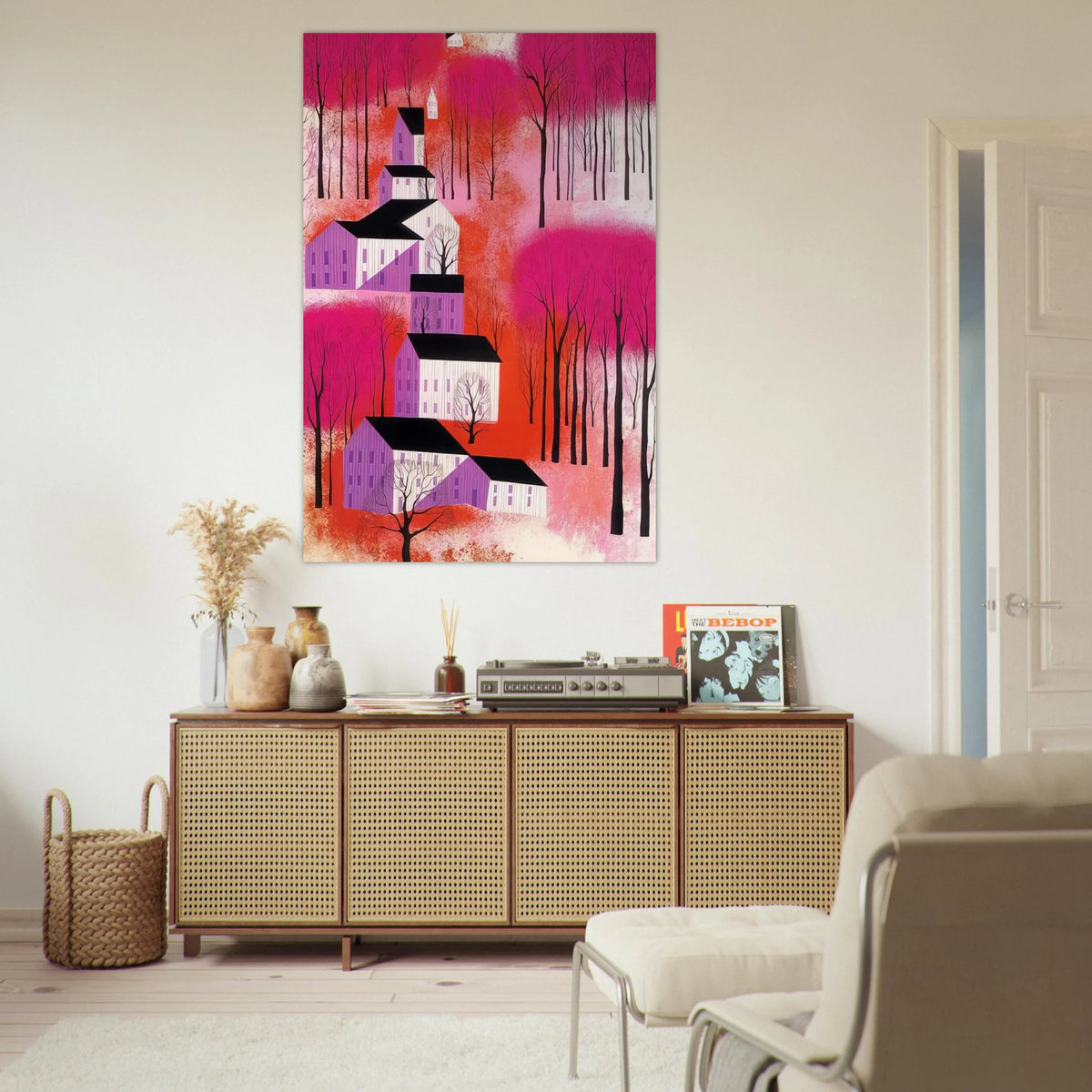 Autumn Sunset Poster | Eyvind Earle Poster | Eyvind Earle Prints