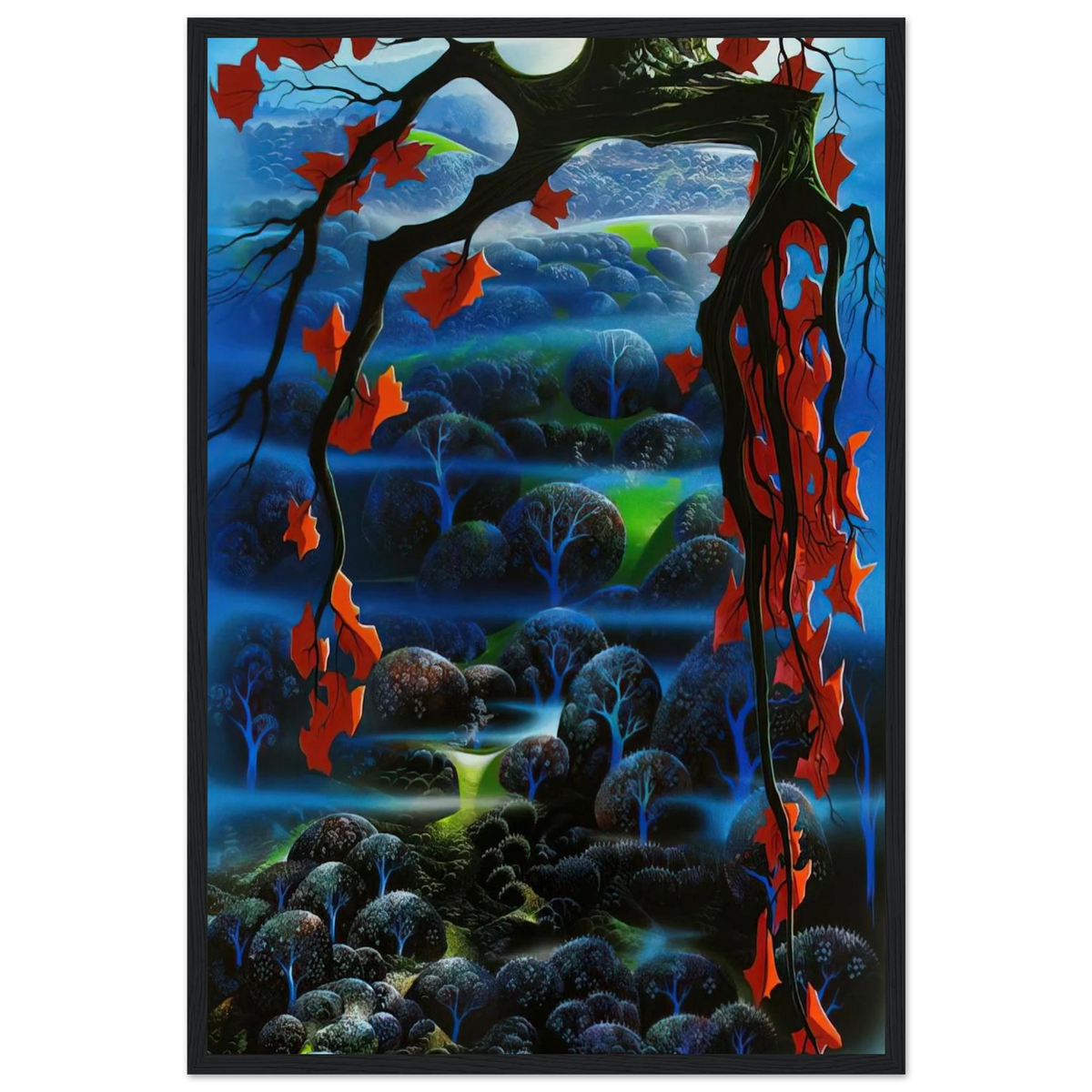 Valley of Dreams Framed Poster | Eyvind Earle Framed Prints Wall Art | Eyvind Earle Prints