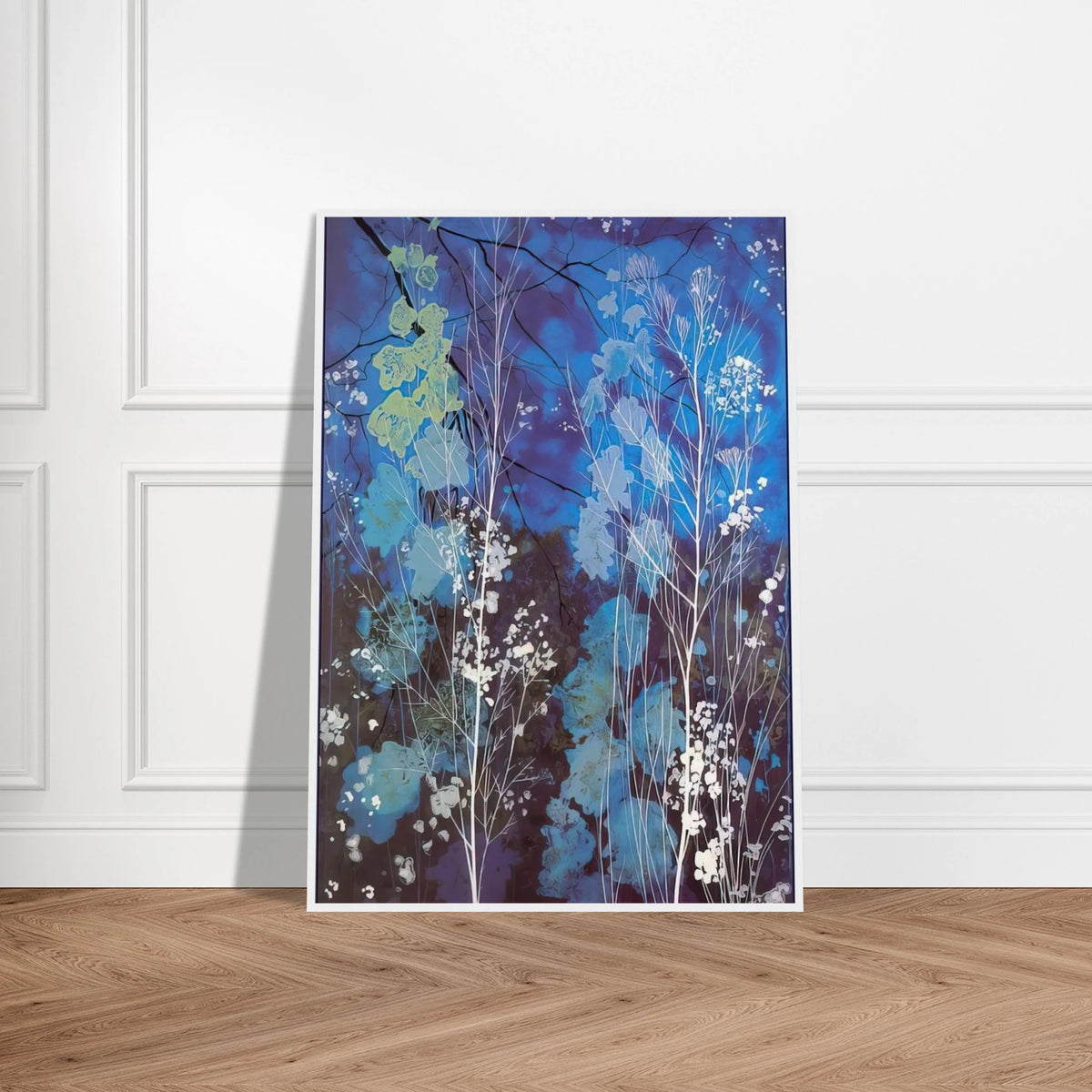 Delphinium Framed Poster | Eyvind Earle Framed Prints Wall Art | Eyvind Earle Prints
