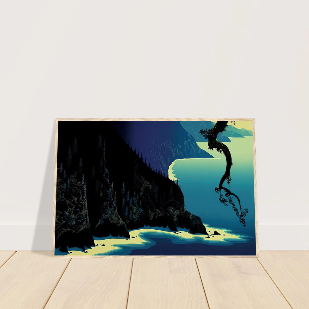 Big Sur Framed Poster | Eyvind Earle Framed Prints Wall Art | Eyvind Earle Prints