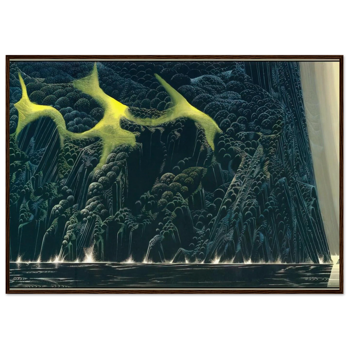 Out of the Sea Framed Poster | Eyvind Earle Framed Prints Wall Art | Eyvind Earle Prints