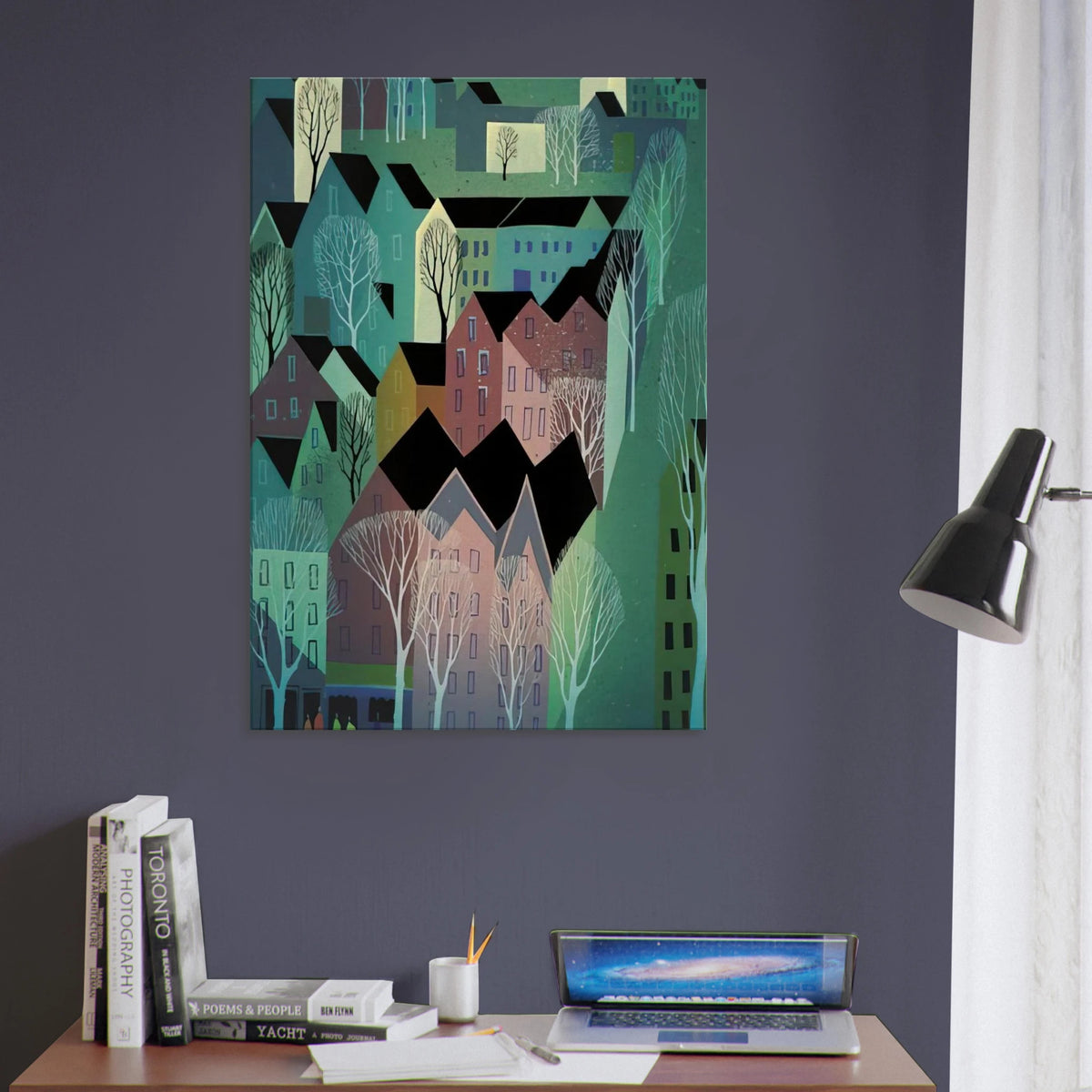 Village Canvas | Eyvind Earle Canvas | Eyvind Earle Prints