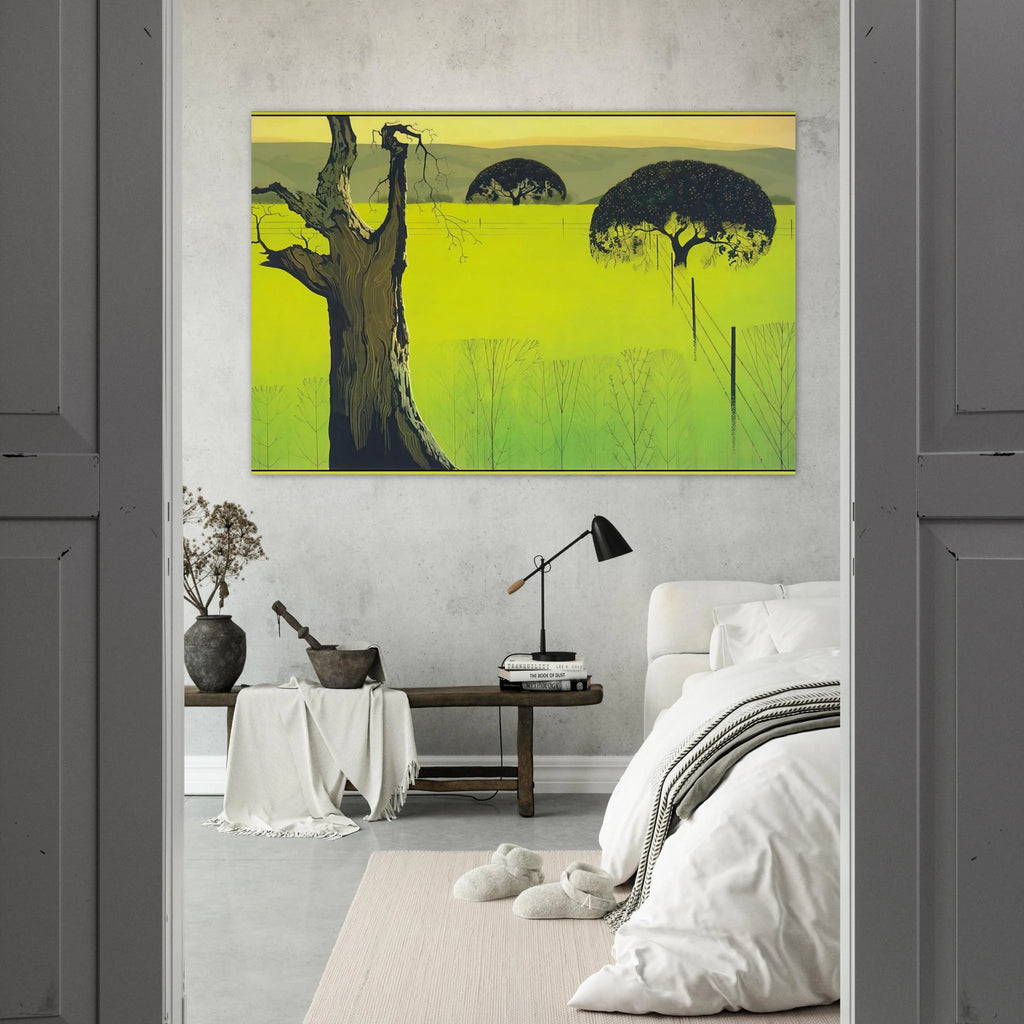 Mustard Field Poster | Eyvind Earle Poster | Eyvind Earle Prints