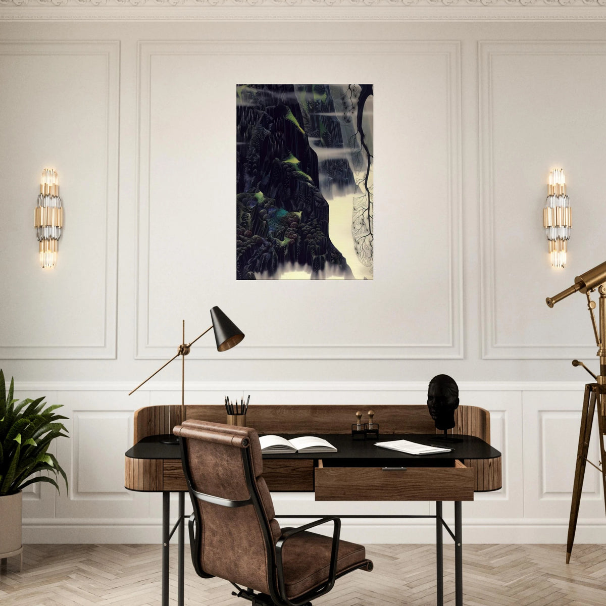 Gray Dawn Canvas | Eyvind Earle Canvas | Eyvind Earle Prints