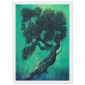 Solitary Bonsai Framed Poster | Eyvind Earle Framed Prints Wall Art | Eyvind Earle Prints