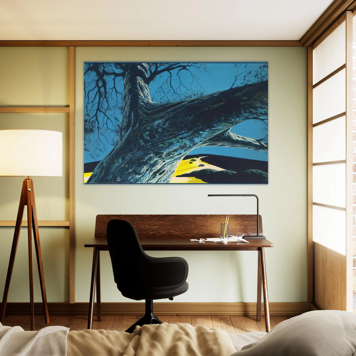 Distant Meadow Poster | Eyvind Earle Poster | Eyvind Earle Prints