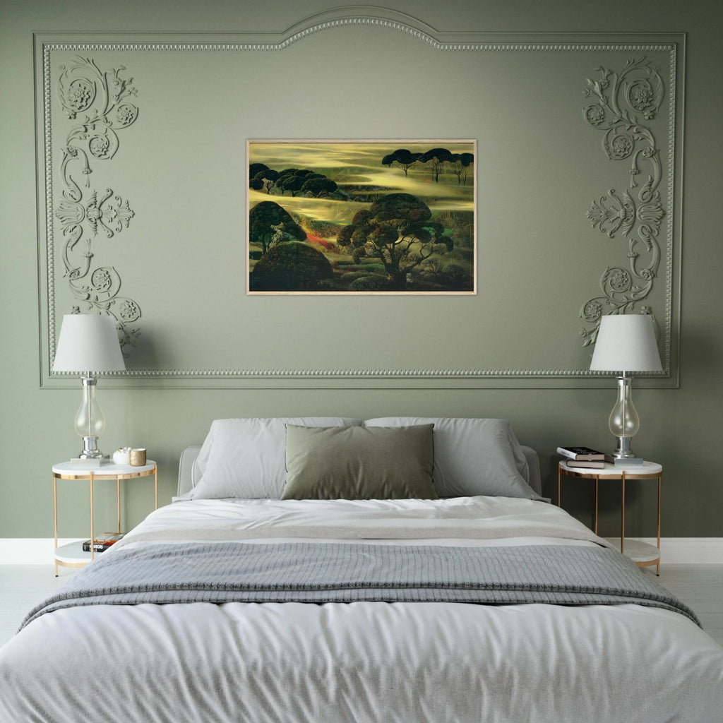 Forest in Fog Framed Poster | Eyvind Earle Framed Prints Wall Art | Eyvind Earle Prints