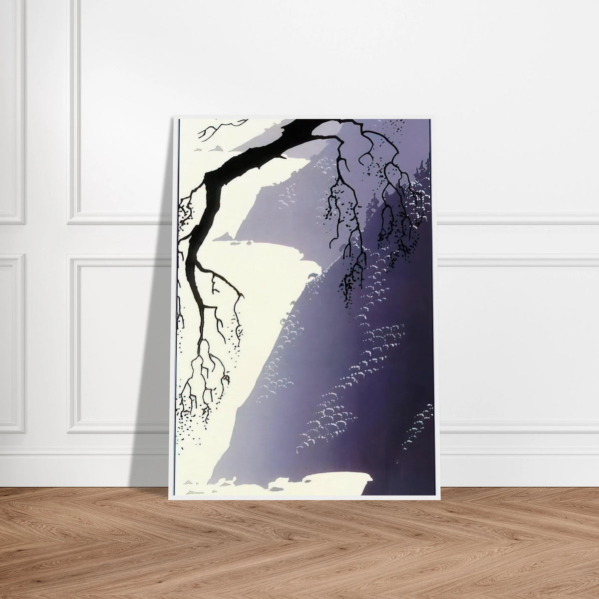 Gray Mist Framed Poster | Eyvind Earle Framed Prints Wall Art | Eyvind Earle Prints