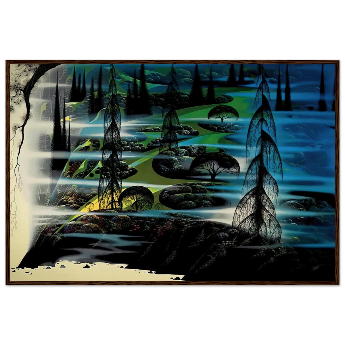 Beauty Beyond Believing Framed Poster | Eyvind Earle Framed Prints Wall Art | Eyvind Earle Prints