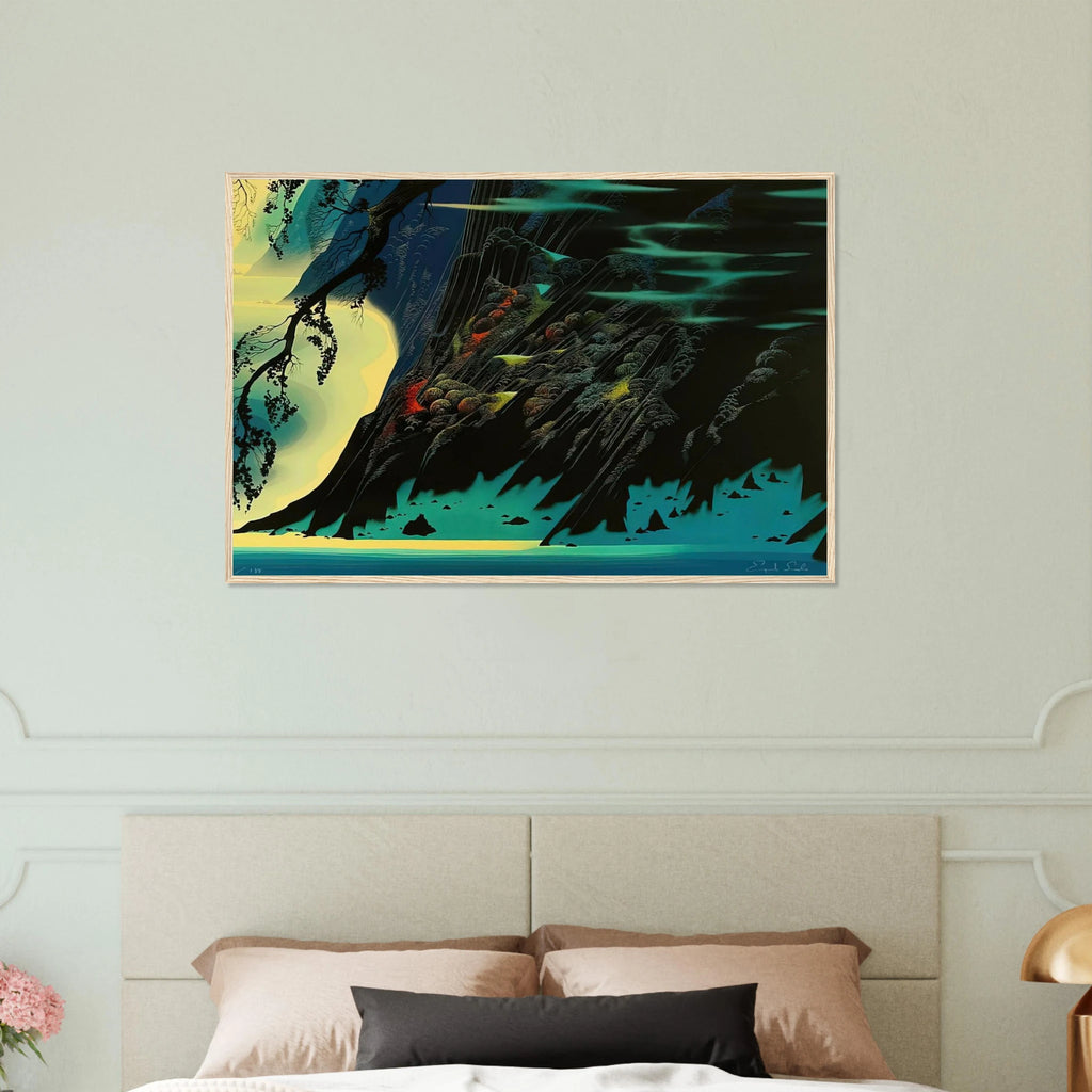 Coastal Magic Framed Poster | Eyvind Earle Framed Prints Wall Art | Eyvind Earle Prints