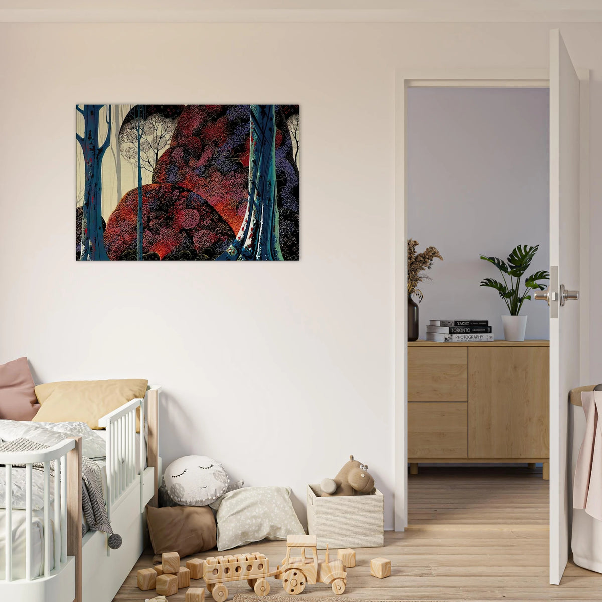 Jewel Forest Canvas | Eyvind Earle Canvas | Eyvind Earle Prints