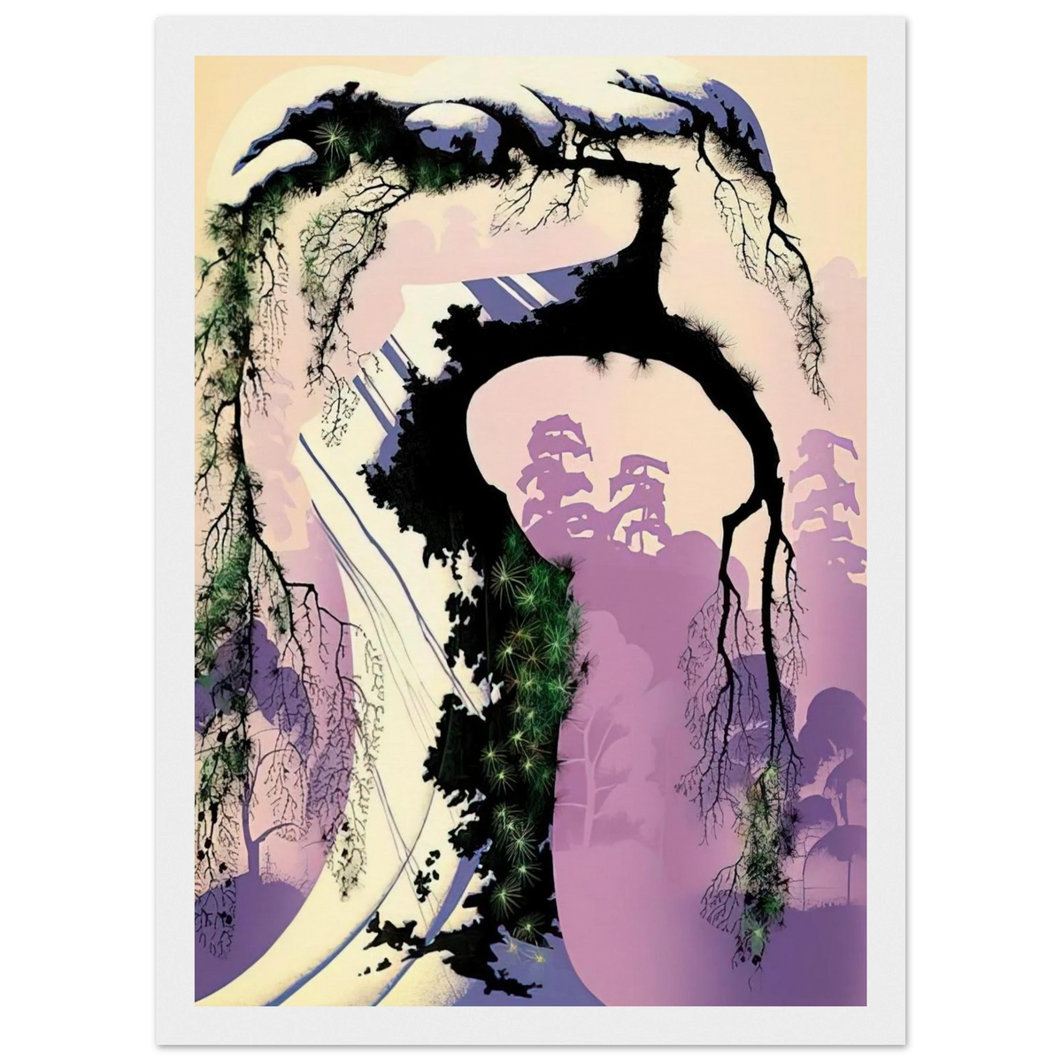 Norway Pine Framed Poster | Eyvind Earle Framed Prints Wall Art | Eyvind Earle Prints