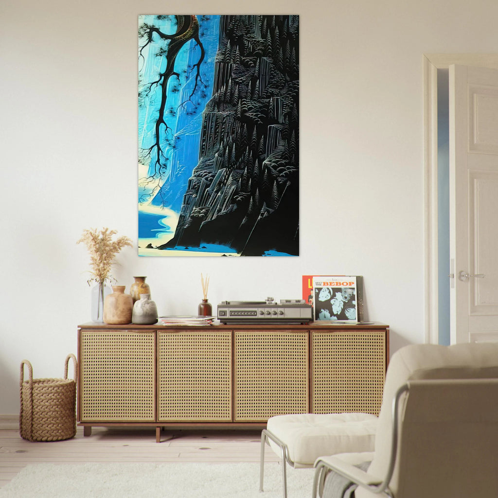 Cliffs Ascending Poster | Eyvind Earle Poster | Eyvind Earle Prints